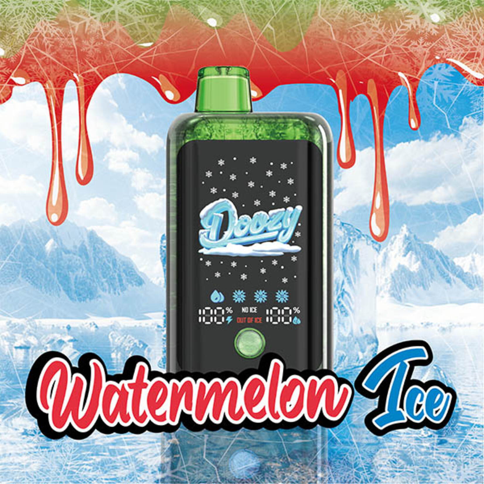 DOOZY DZC09 - DOOZY ICE CUBE Watermelon Ice