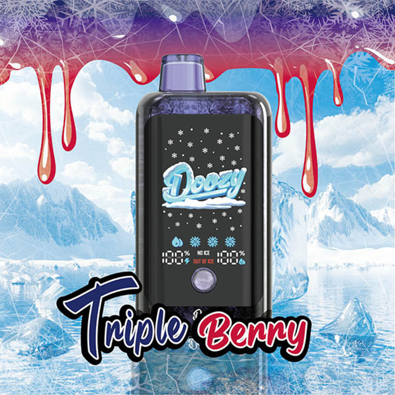 DOOZY DZC10 - DOOZY ICE CUBE Triple Berry