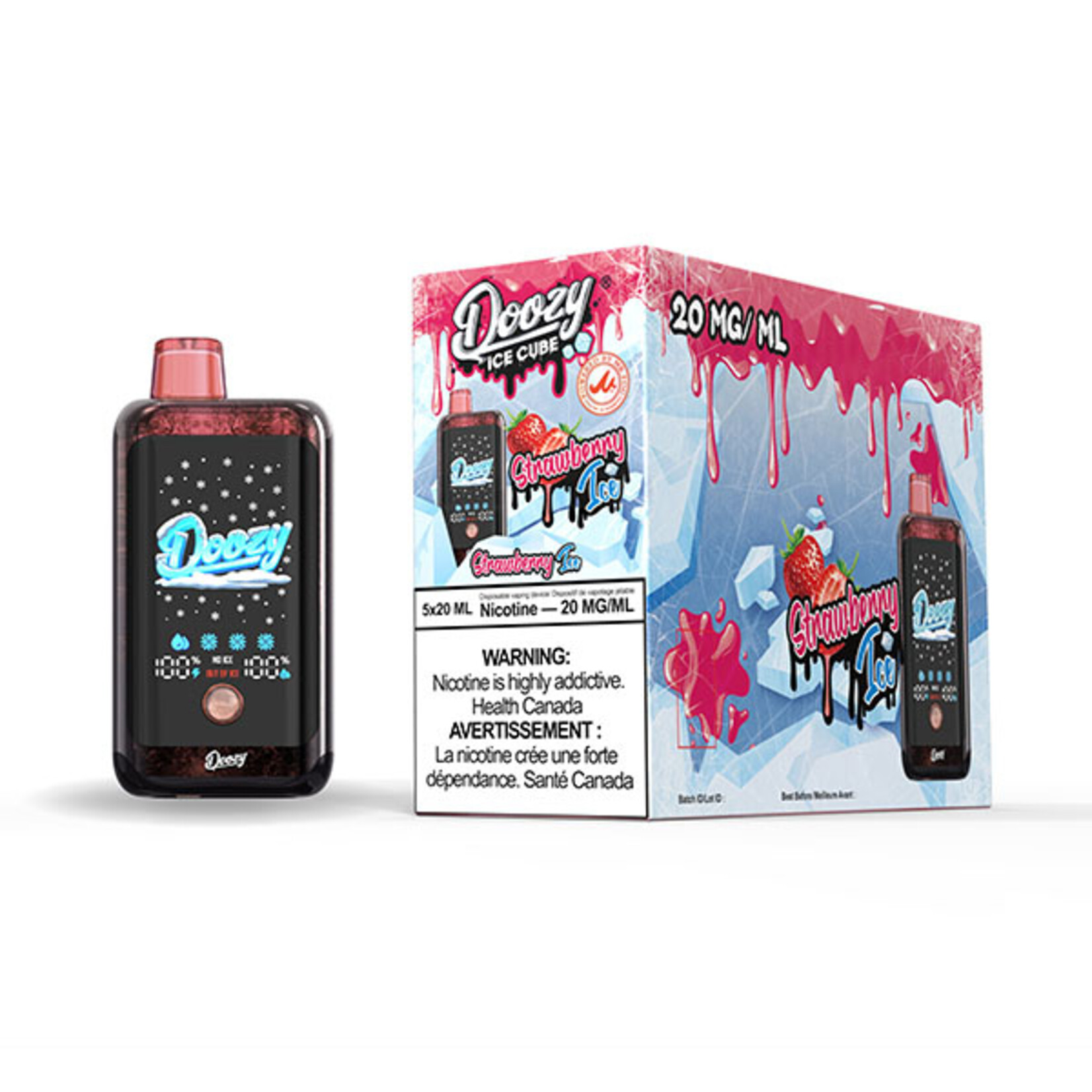 DOOZY DZC17 - DOOZY ICE CUBE Strawberry Ice