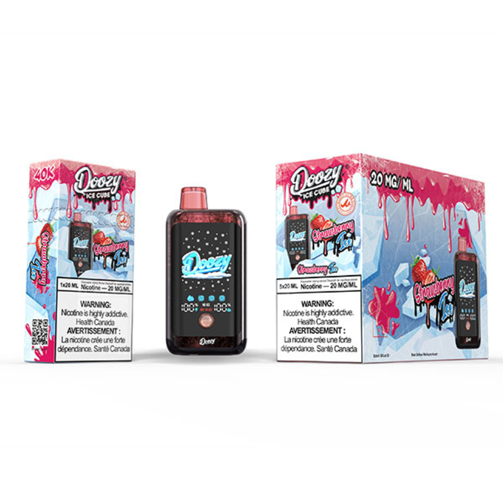 DOOZY DZC17 - DOOZY ICE CUBE Strawberry Ice