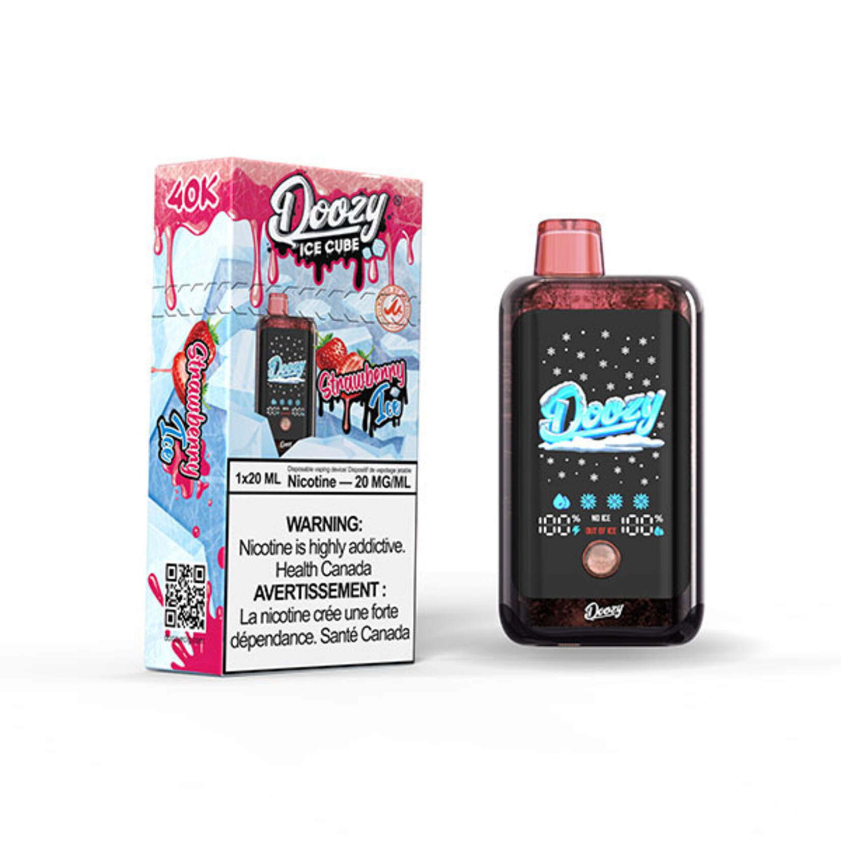 DOOZY DZC17 - DOOZY ICE CUBE Strawberry Ice