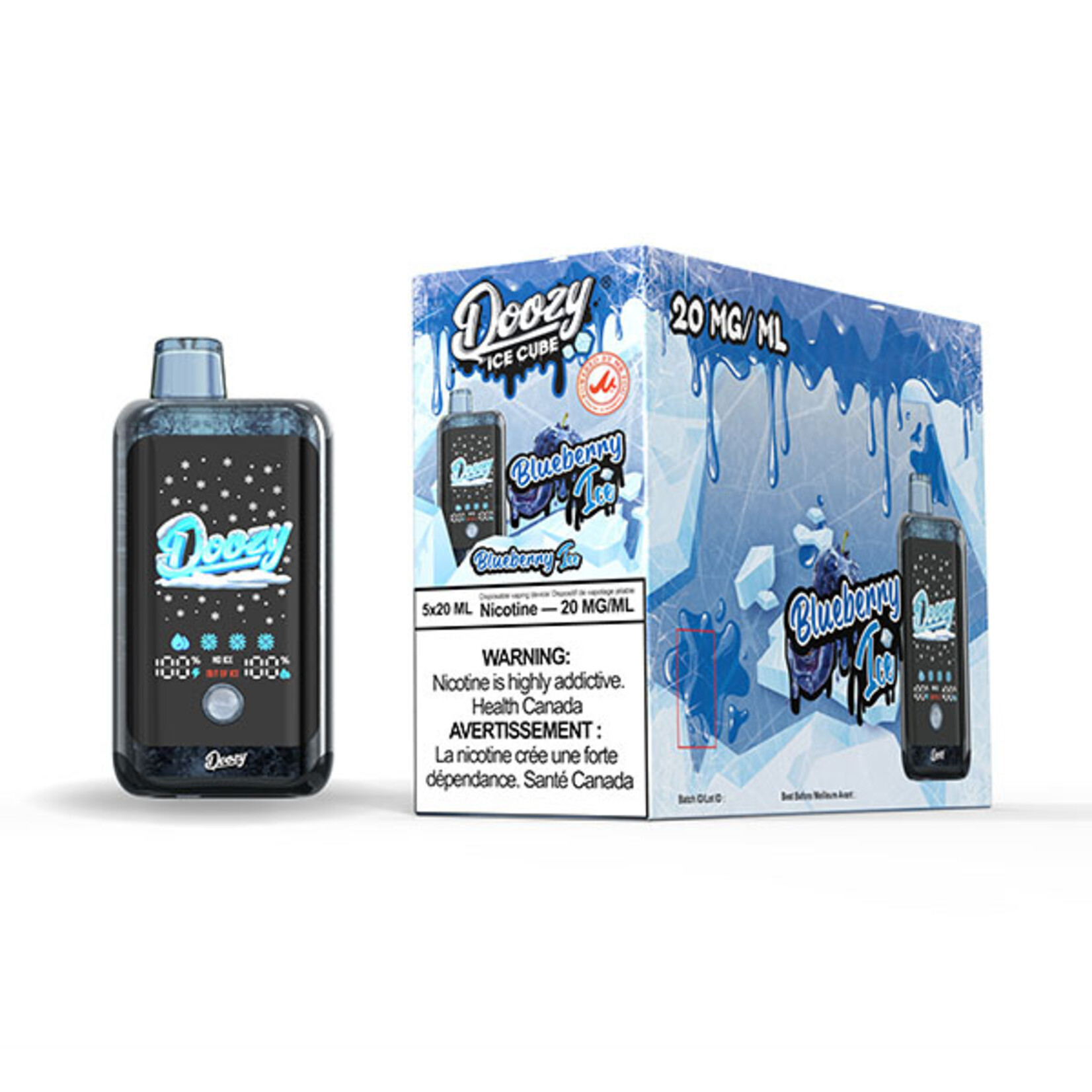 DOOZY DZC19 - DOOZY ICE CUBE Blueberry Ice