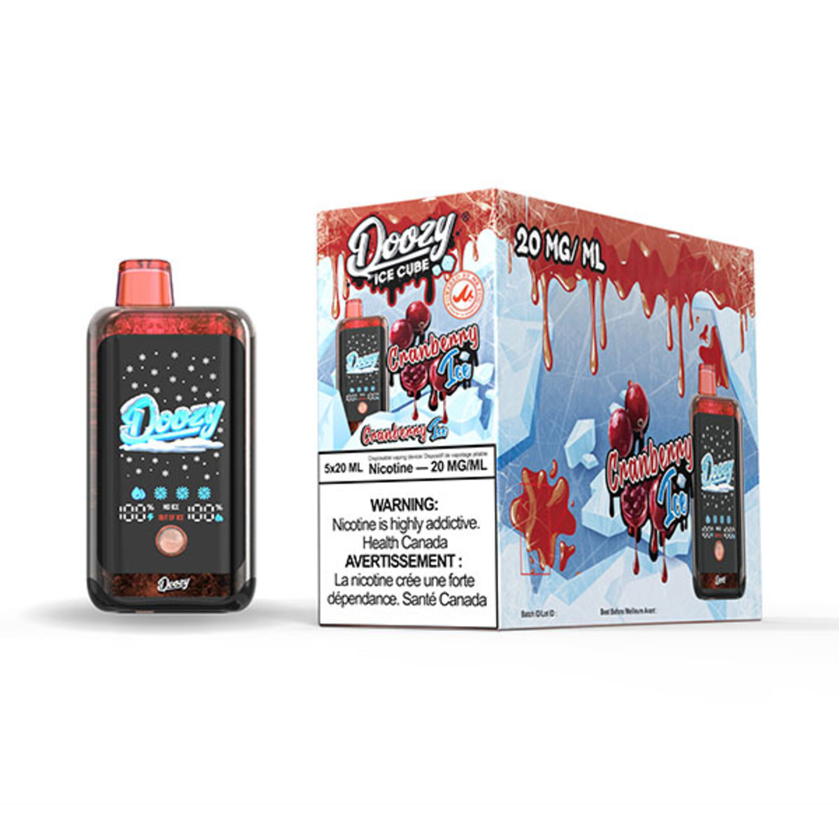 DOOZY DZC20 - DOOZY ICE CUBE Cranberry Ice