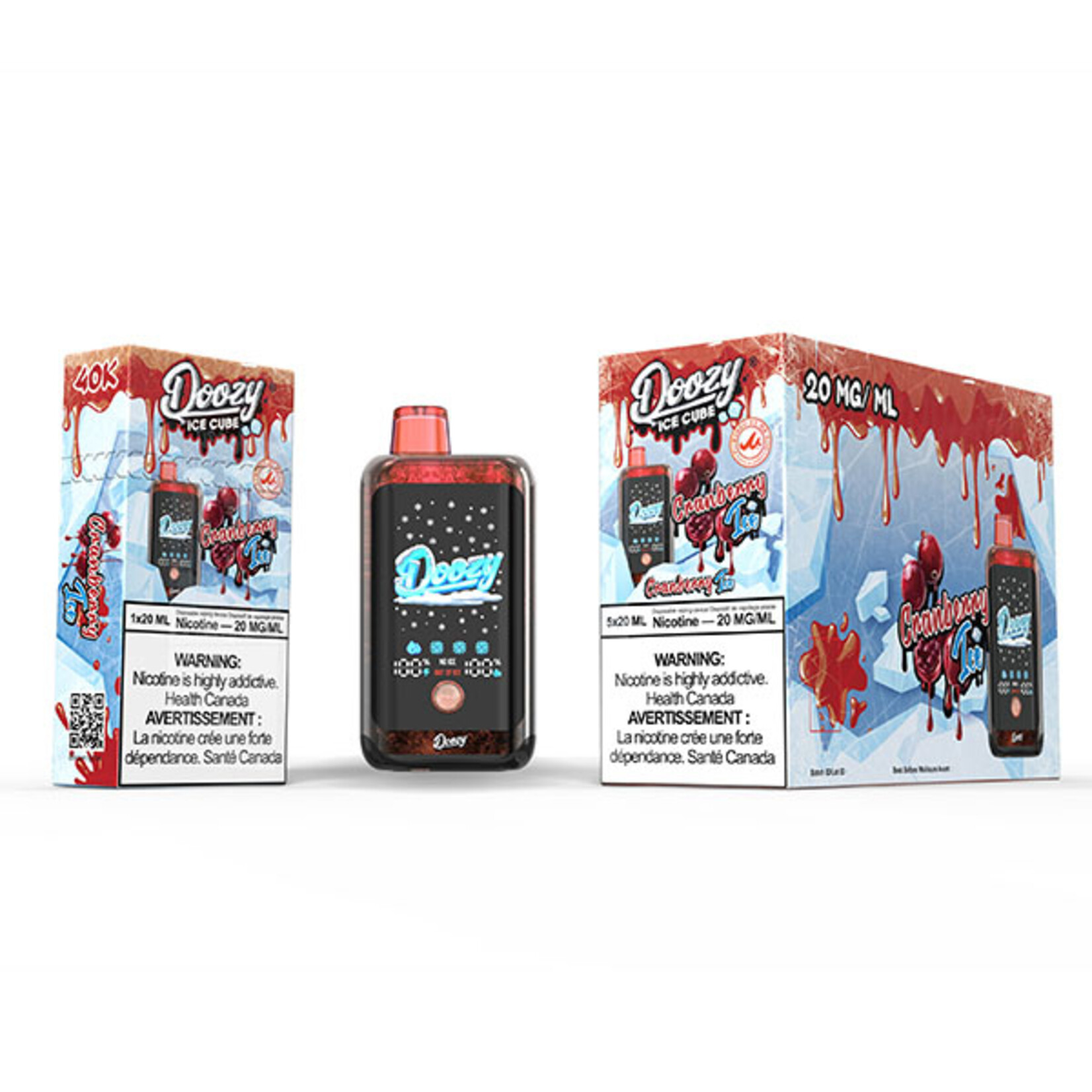 DOOZY DZC20 - DOOZY ICE CUBE Cranberry Ice