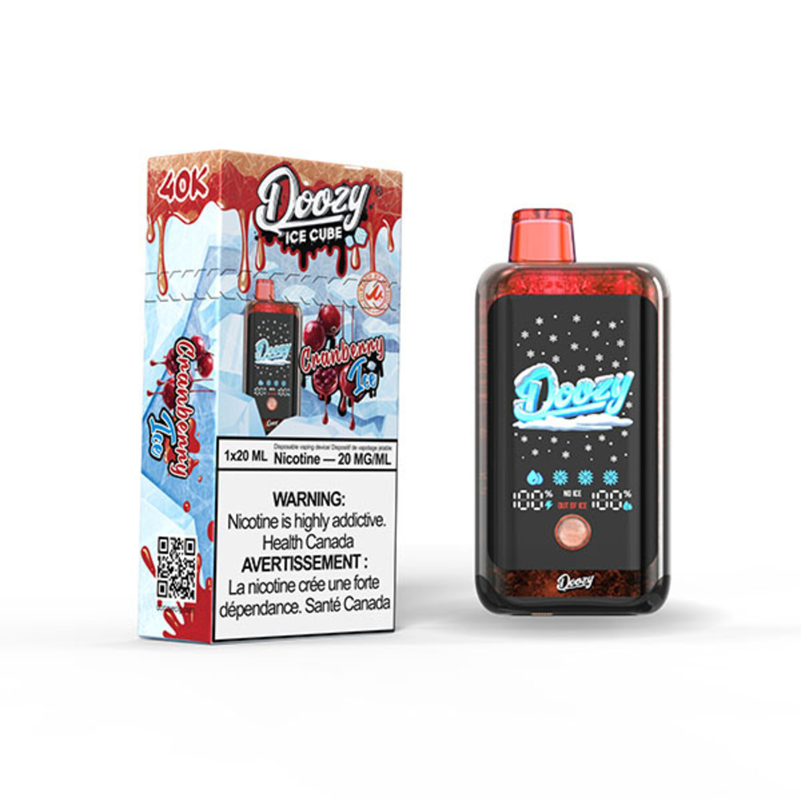 DOOZY DZC20 - DOOZY ICE CUBE Cranberry Ice
