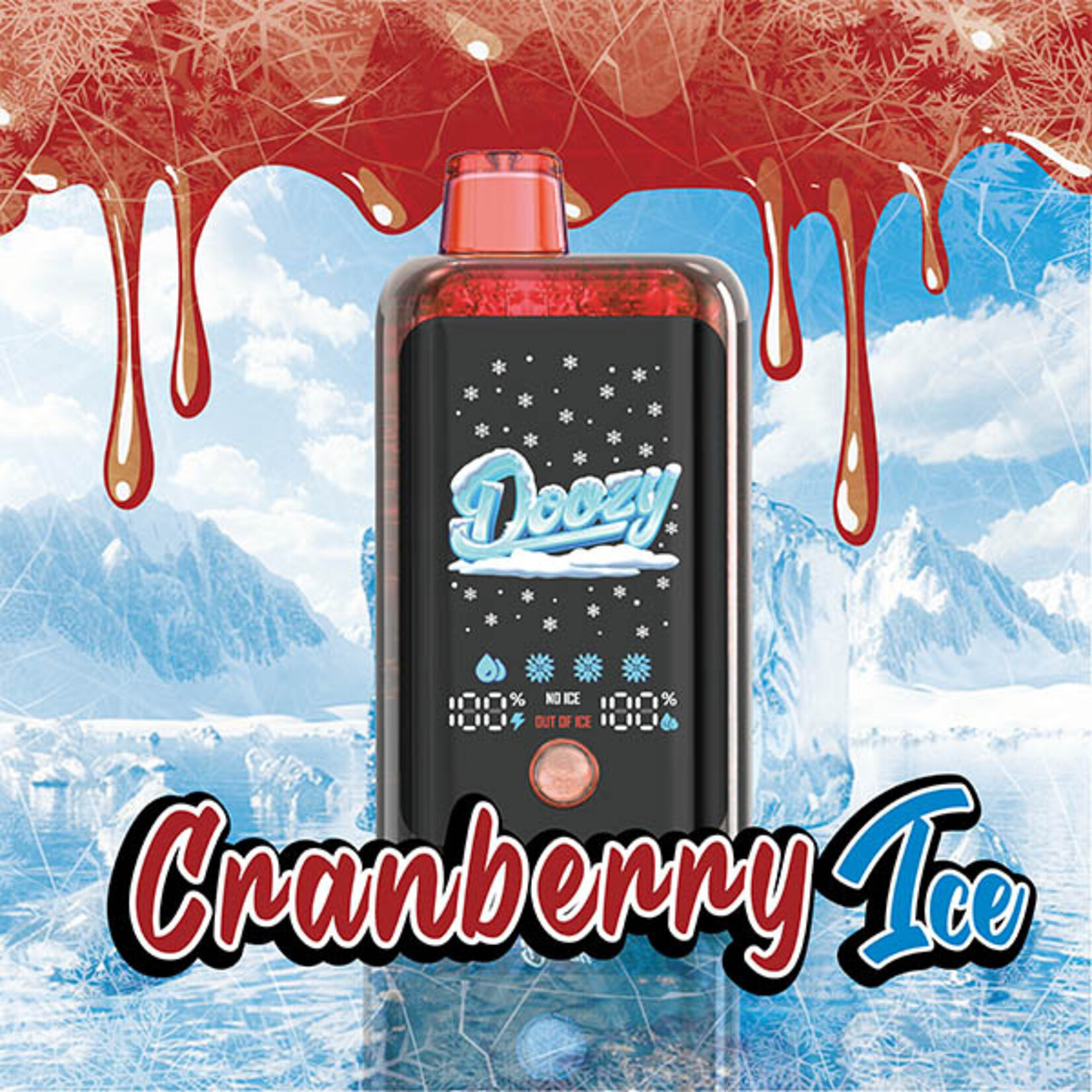 DOOZY DZC20 - DOOZY ICE CUBE Cranberry Ice