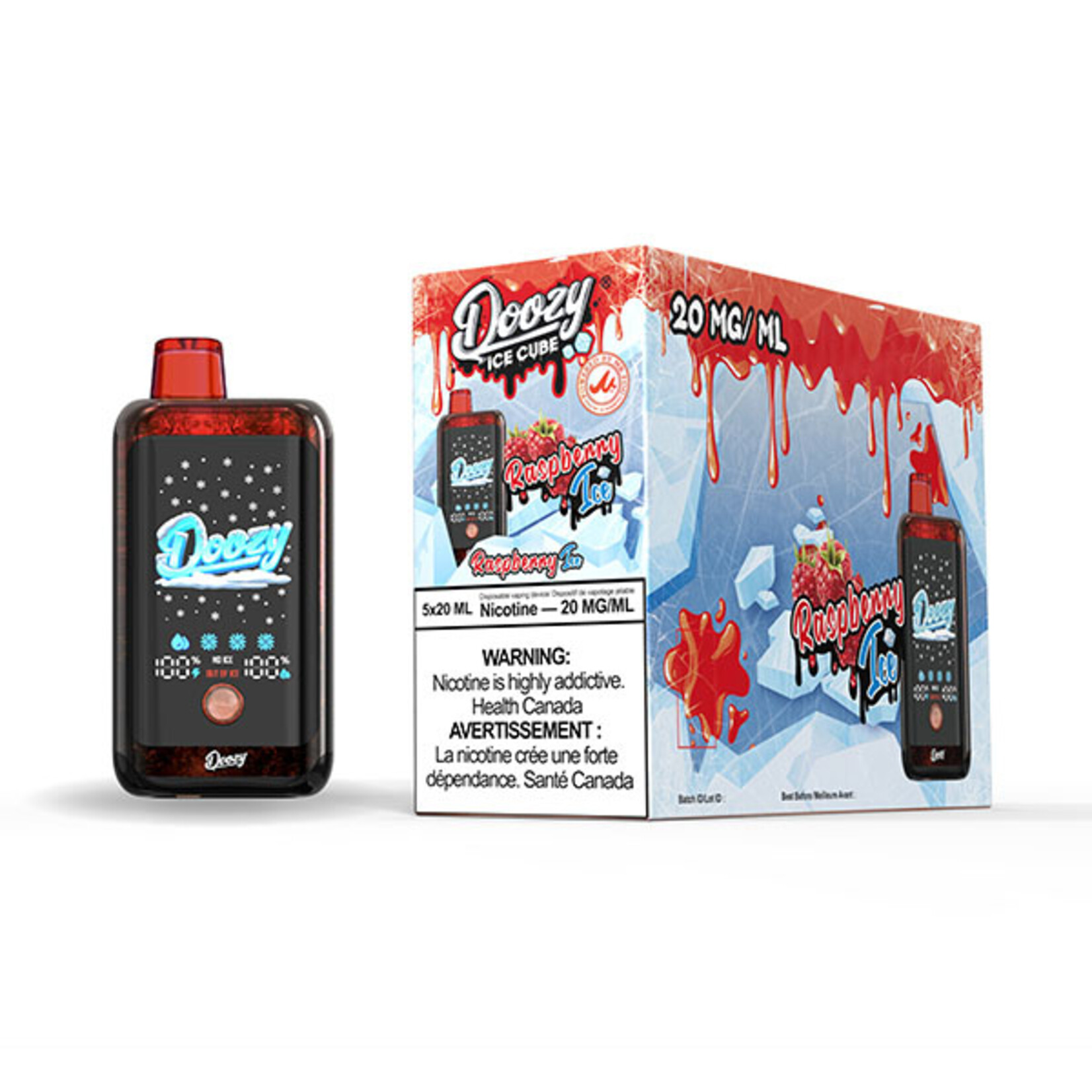 DOOZY DZC21 - DOOZY ICE CUBE Raspberry Ice