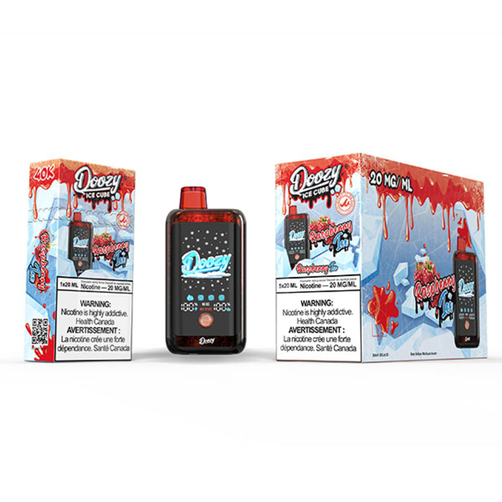 DOOZY DZC21 - DOOZY ICE CUBE Raspberry Ice