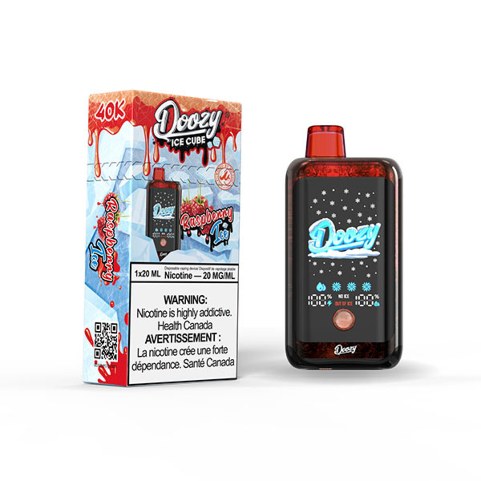 DOOZY DZC21 - DOOZY ICE CUBE Raspberry Ice