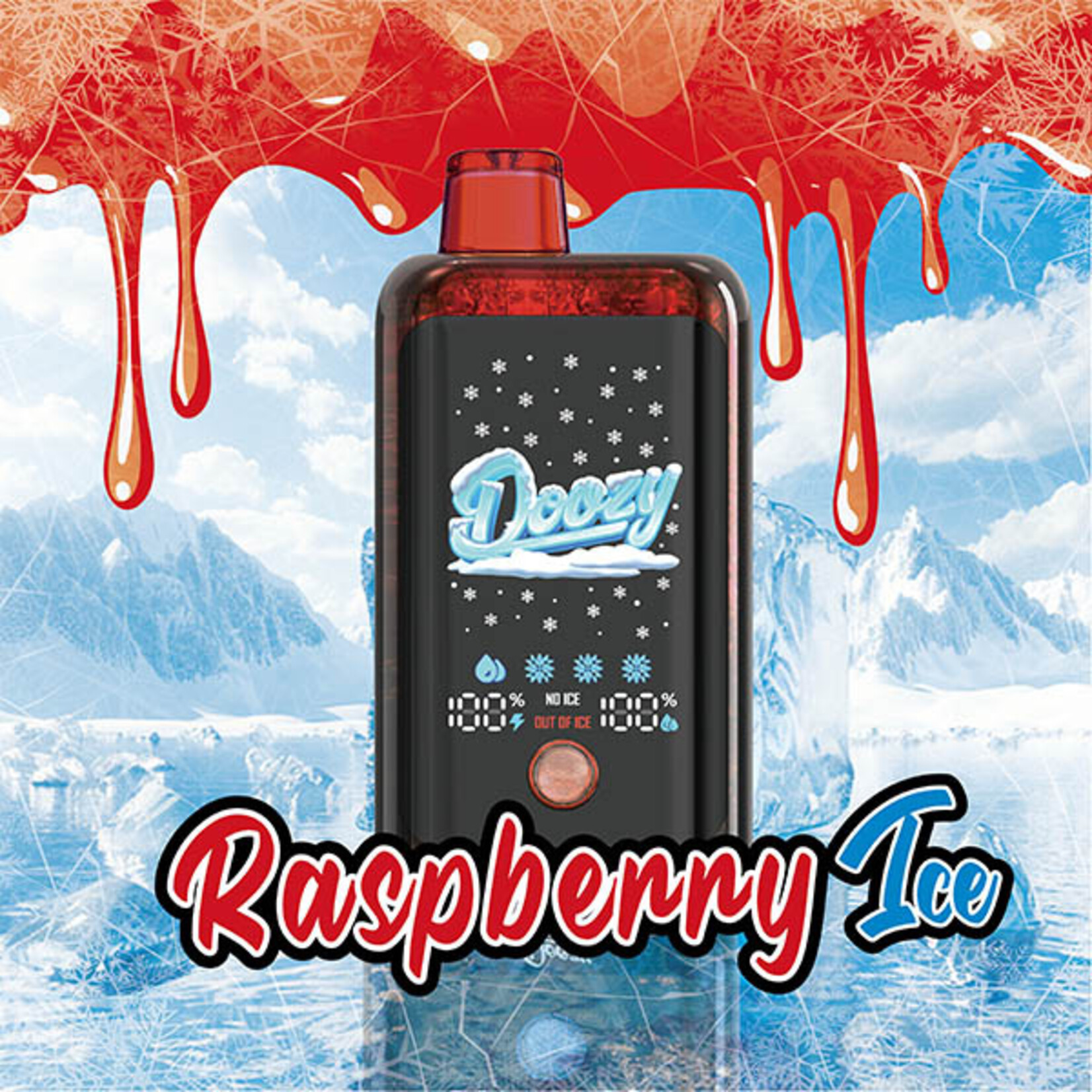 DOOZY DZC21 - DOOZY ICE CUBE Raspberry Ice