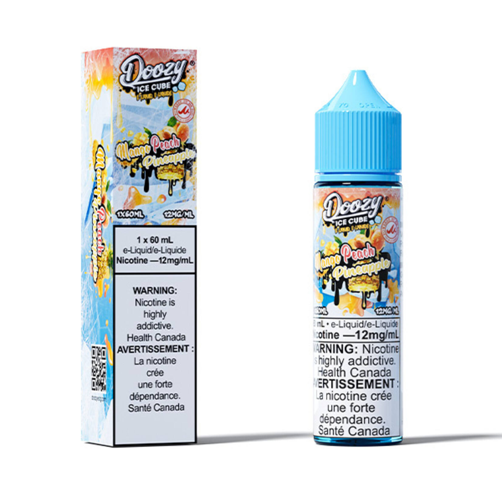 DOOZY DZEI13 - DOOZY ICE CUBE Mango Peach Pineapple E-LIQUID 60ML