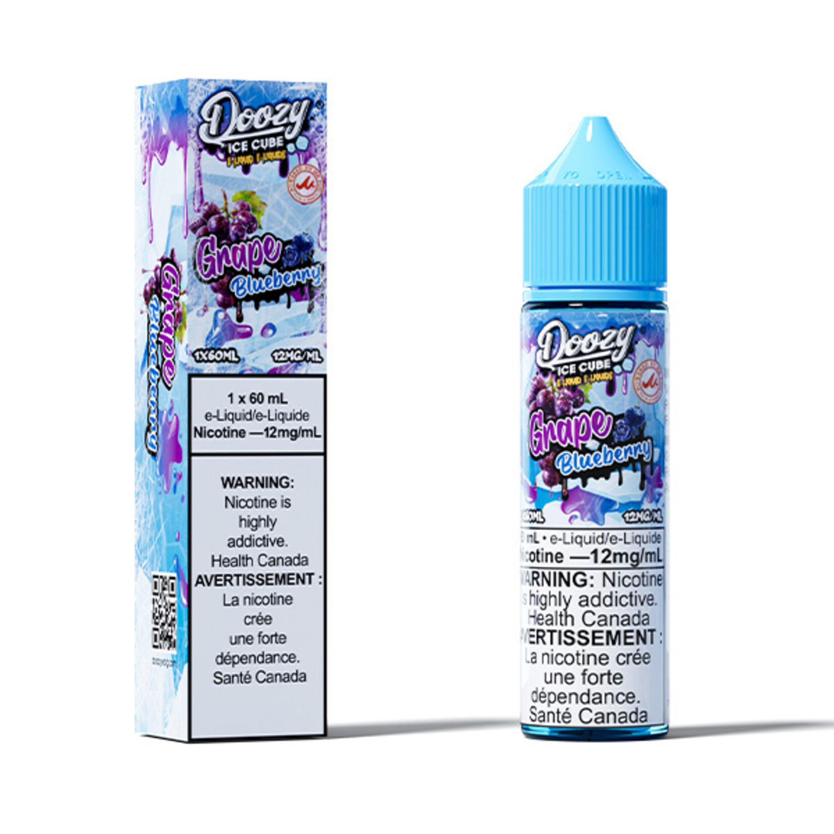 DOOZY DZEI05 - DOOZY ICE CUBE Grape Blueberry E-LIQUID 60ML