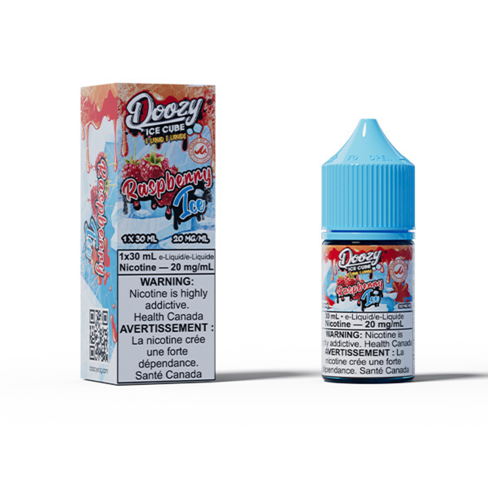 DOOZY DZEI21 - DOOZY ICE CUBE Raspberry Ice E-LIQUID 30ML Salt