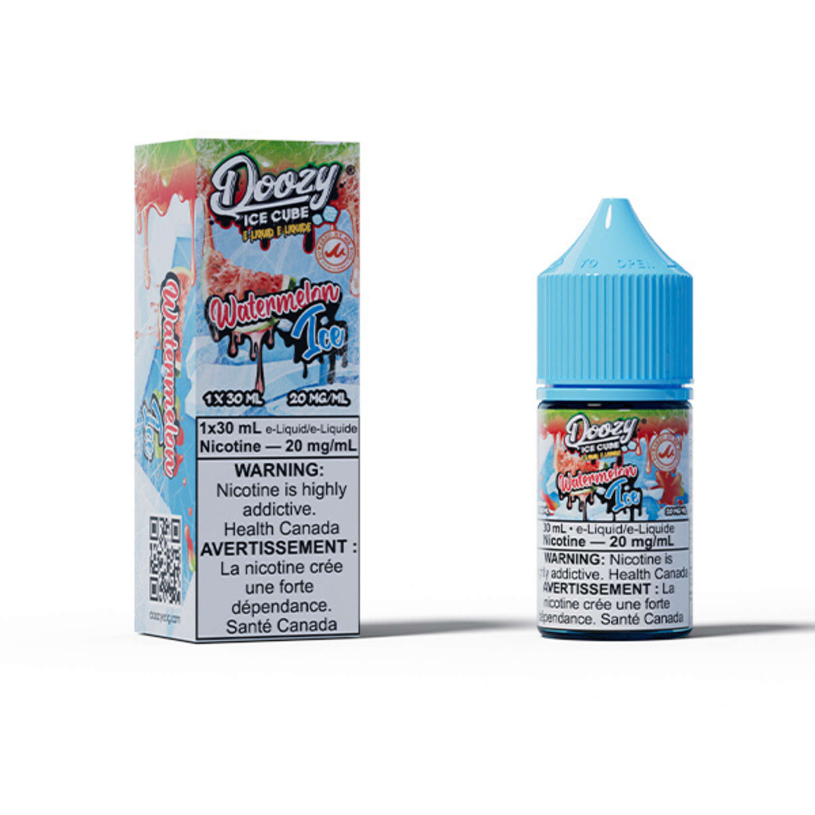 DOOZY DZEI09 - DOOZY ICE CUBE Watermelon Ice E-LIQUID 30ML Salt