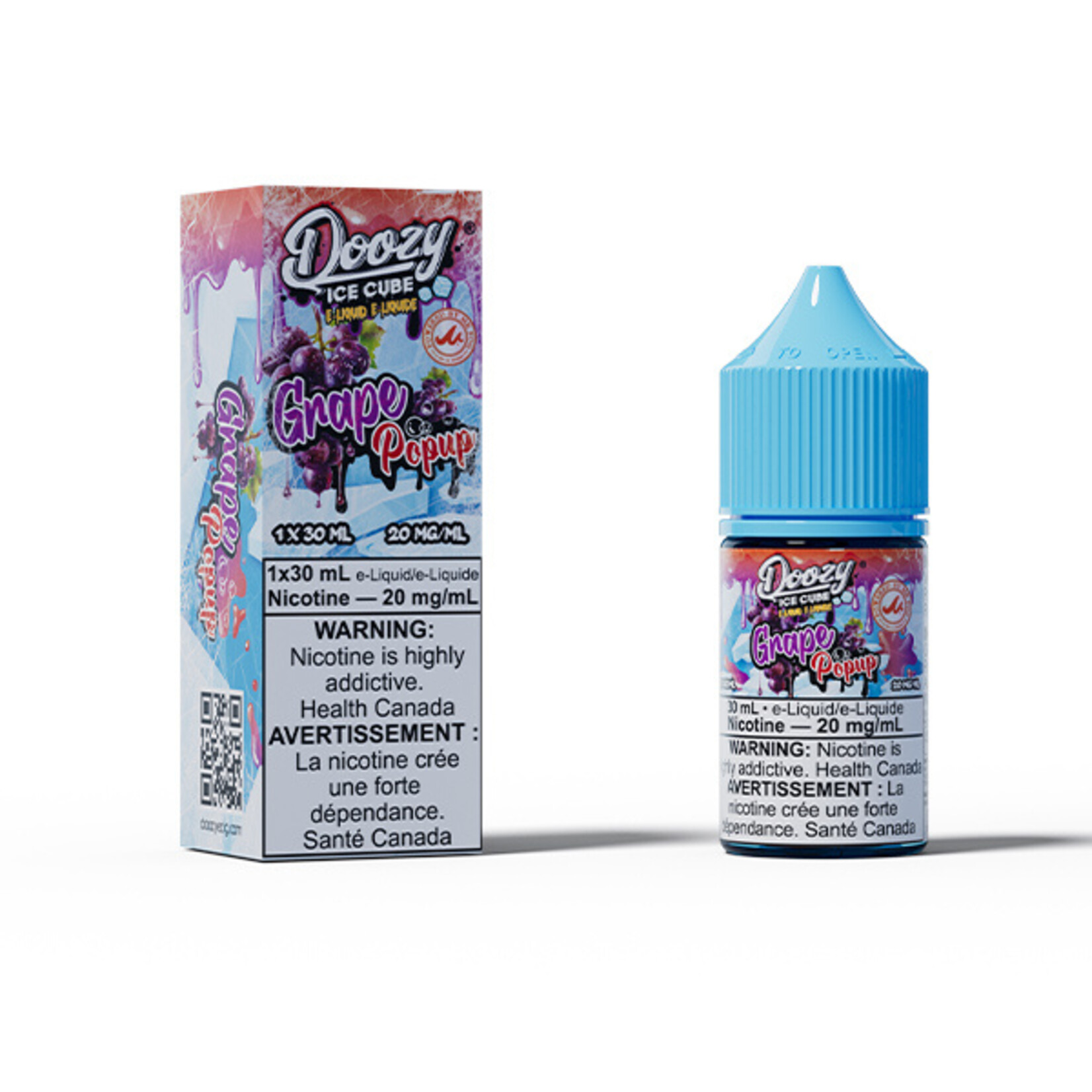 DOOZY DZEI08 - DOOZY ICE CUBE Grape Popup E-LIQUID 30ML