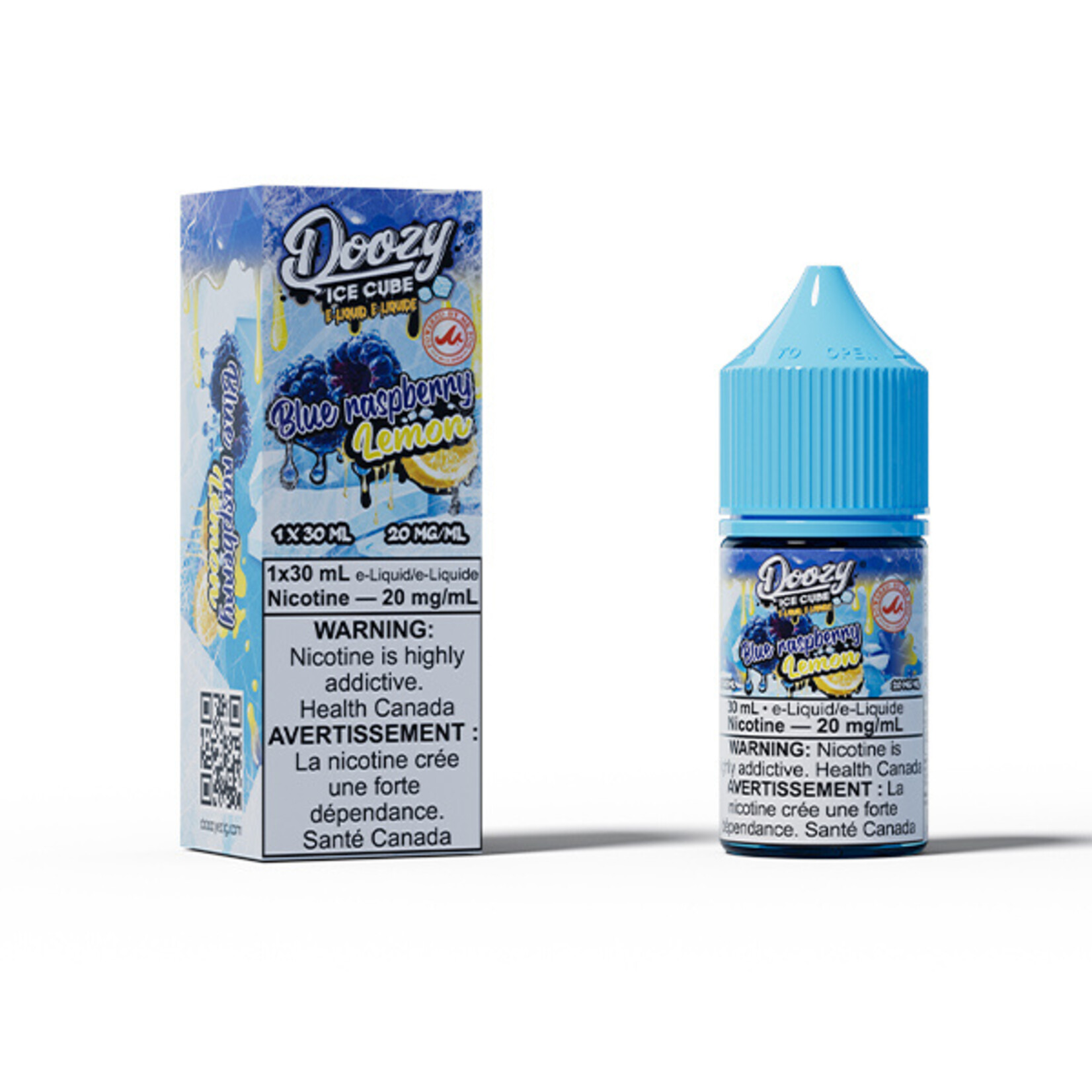 DOOZY DZEI06 - DOOZY ICE CUBE Blue Raspberry Lemon E-LIQUID 30ML