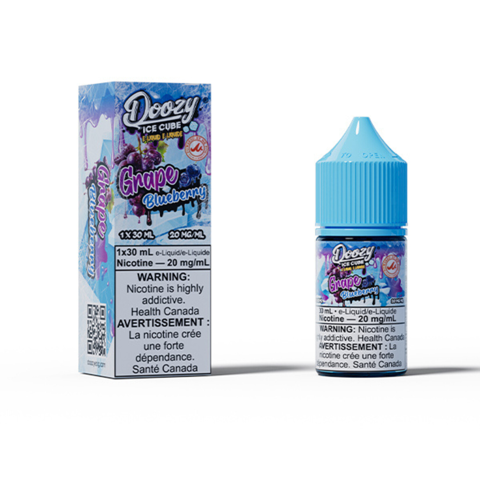 DOOZY DZEI05 - DOOZY ICE CUBE Grape Blueberry E-LIQUID 30ML