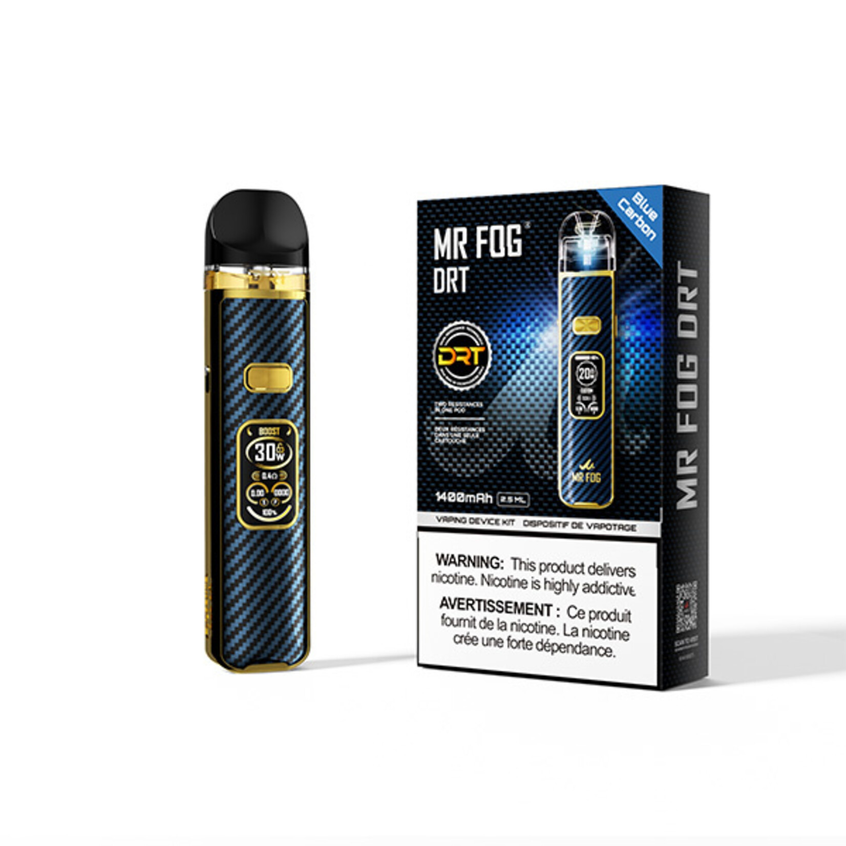 MR FOG DR04-MR FOG DRT POD KIT (CRC) BLUE CARBON