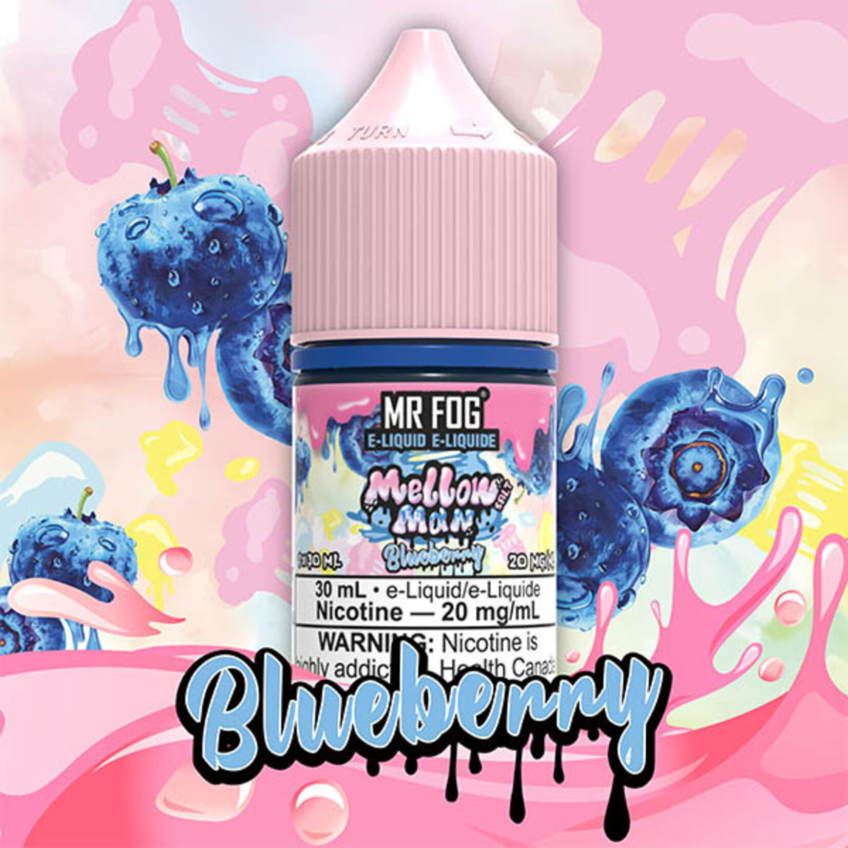 MR FOG MFEMM04 - MR FOG Mellow Man E-Liquid Blueberry 30ML Salt