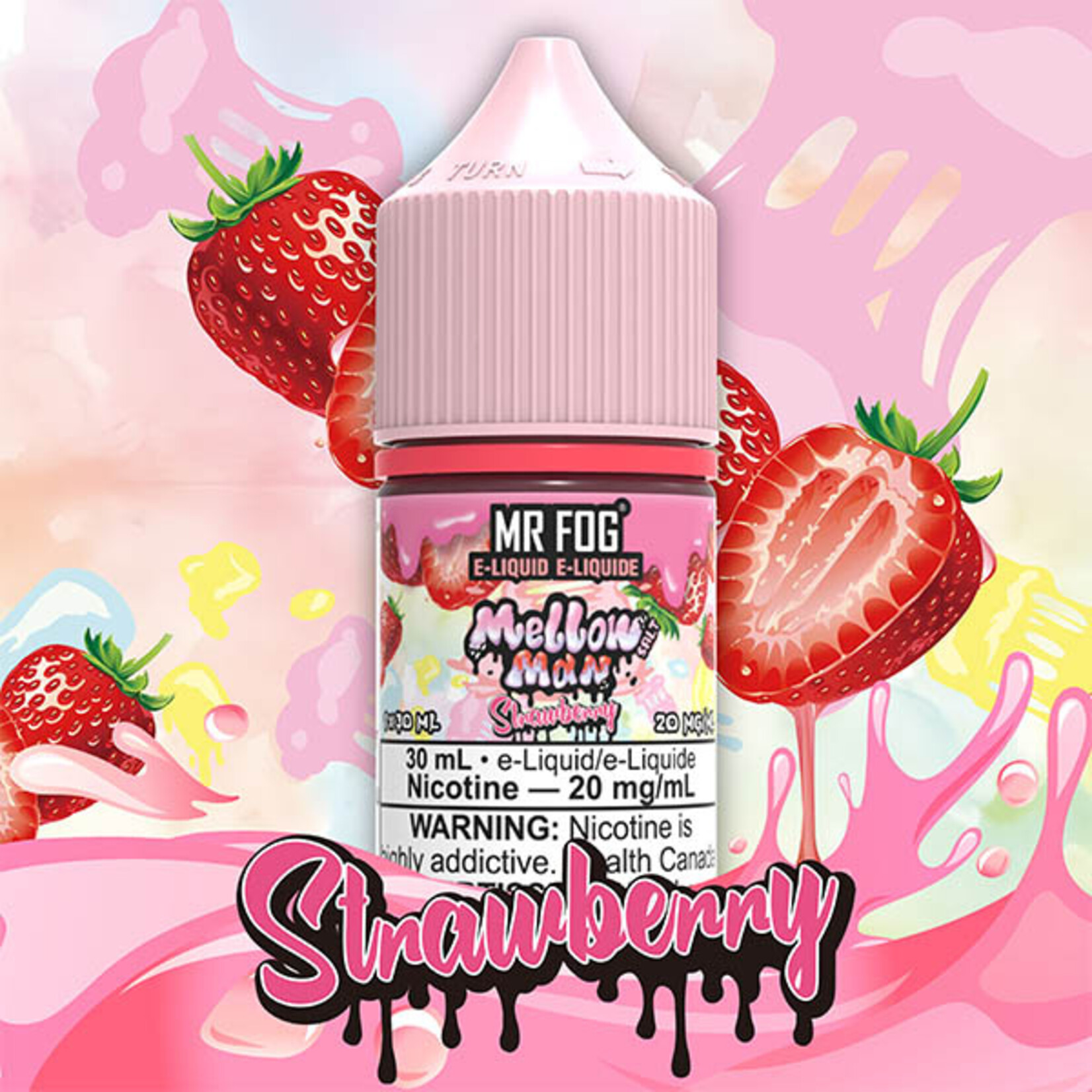 MR FOG MFEMM02 - MR FOG Mellow Man E-Liquid Strawberry 30ML Salt