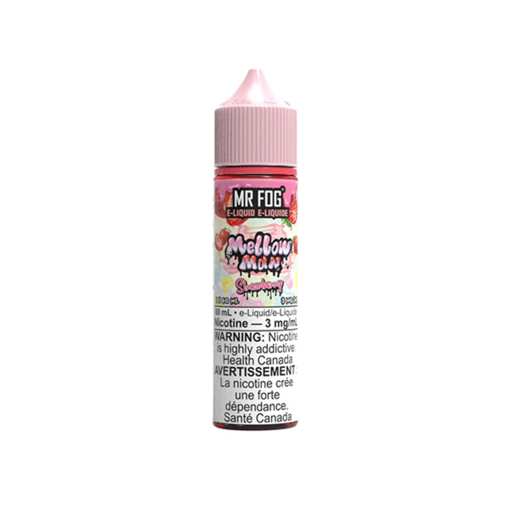 MR FOG MFEMM02 - MR FOG Mellow Man E-Liquid Strawberry 60ML Freebase
