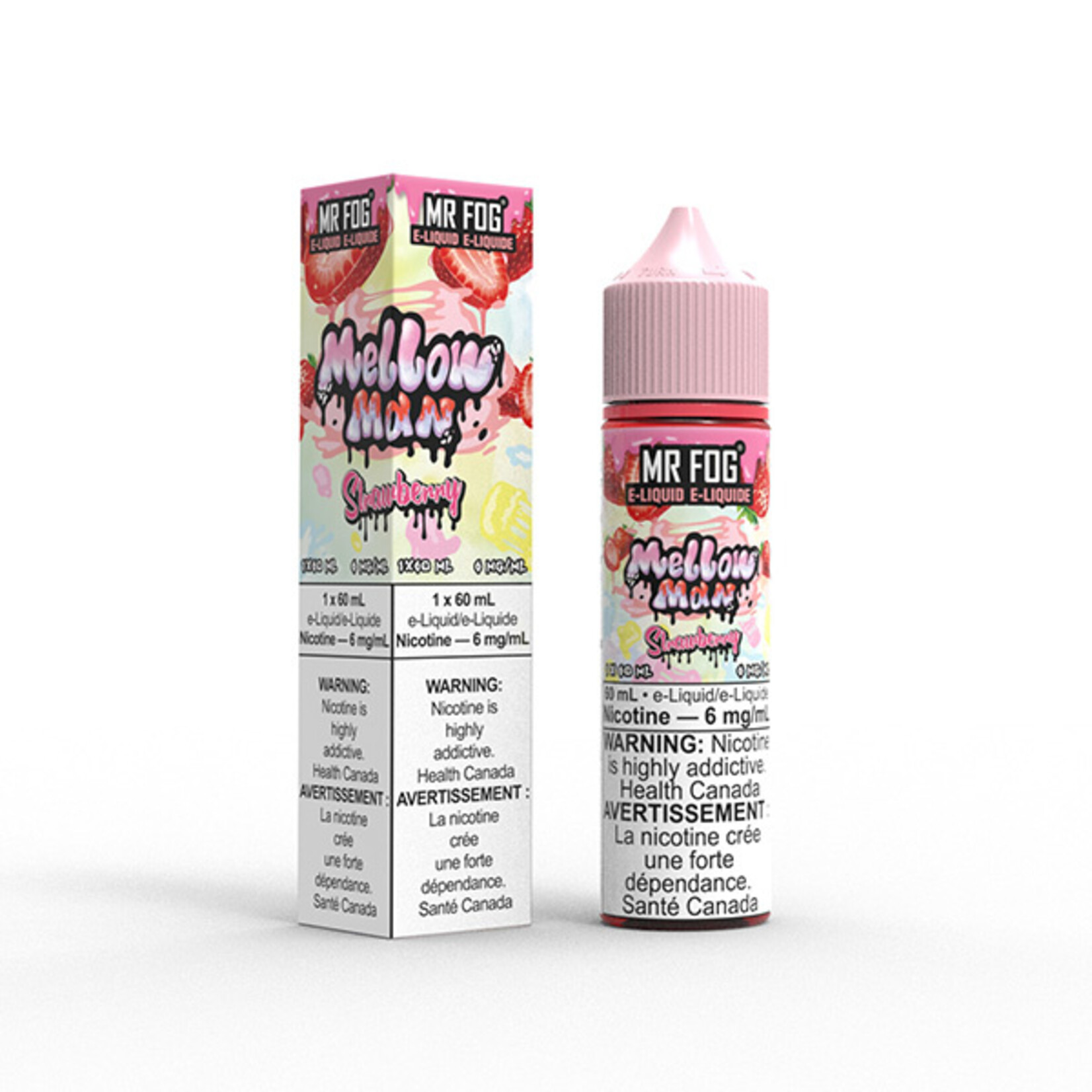 MR FOG MFEMM02 - MR FOG Mellow Man E-Liquid Strawberry 60ML Freebase