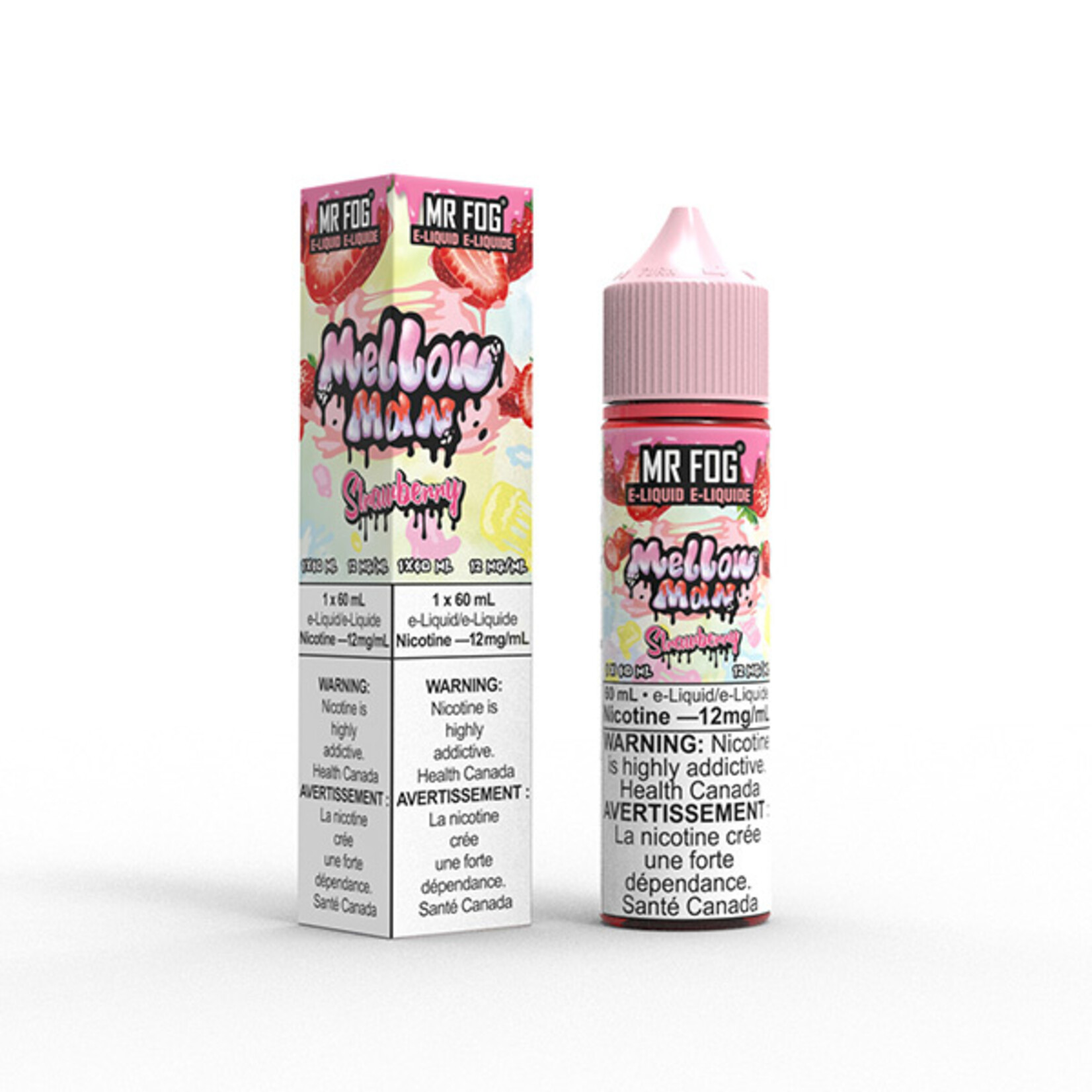 MR FOG MFEMM02 - MR FOG Mellow Man E-Liquid Strawberry 60ML Freebase