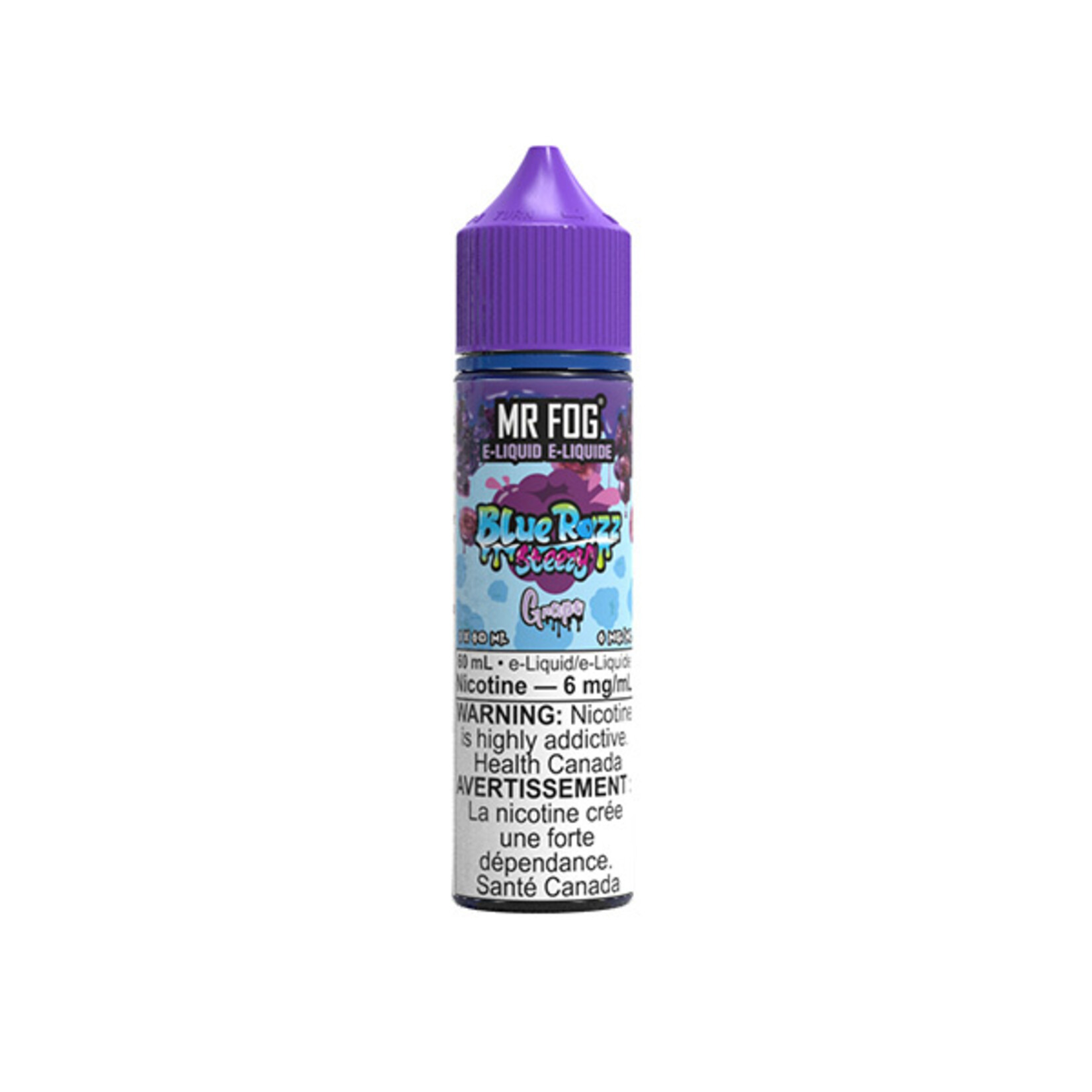MR FOG MFEBR05 - MR FOG Blue Razz Steezy E-Liquid Grape 60ML Freebase