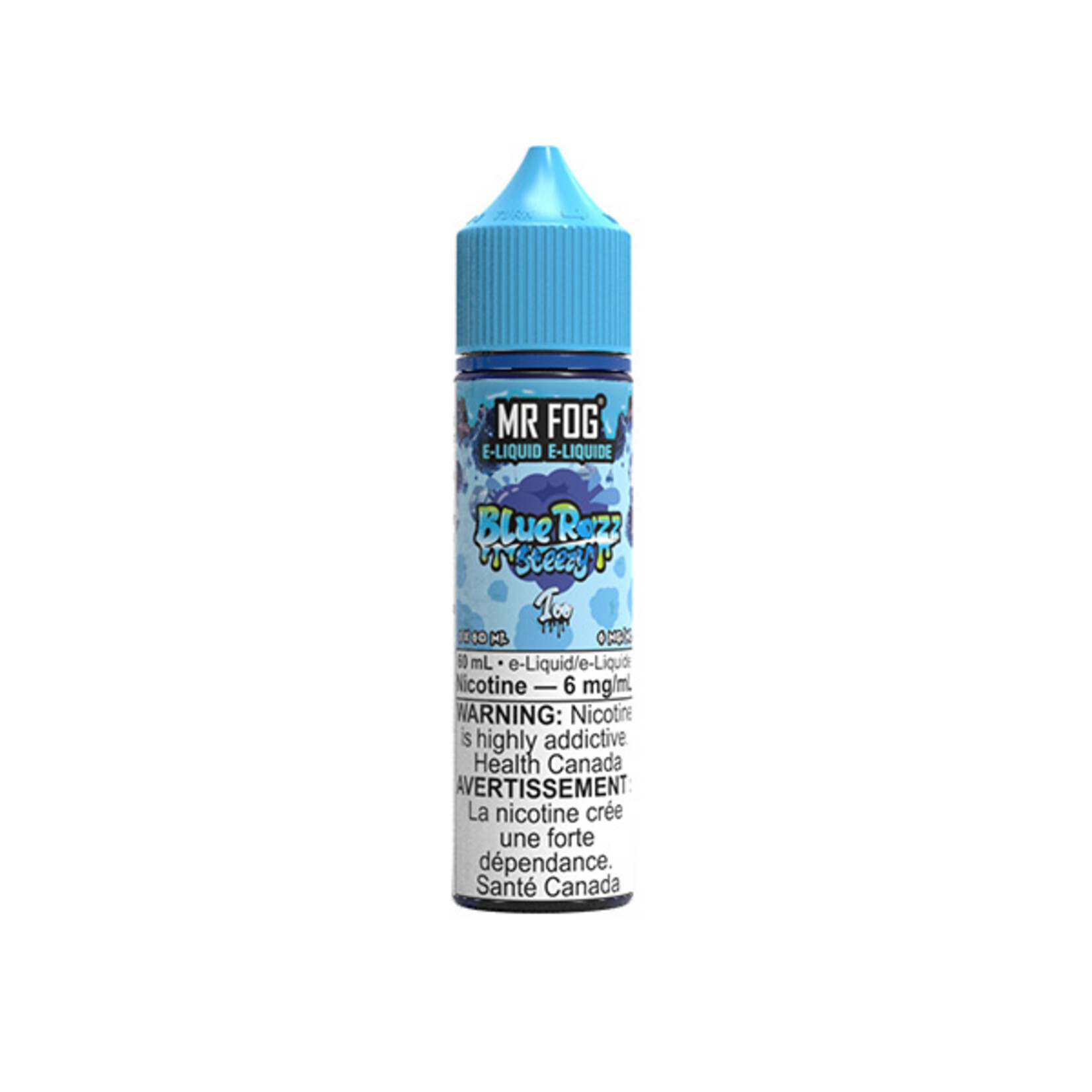 MR FOG MFEBR01 - MR FOG Blue Razz Steezy E-Liquid Ice 60ML Freebase