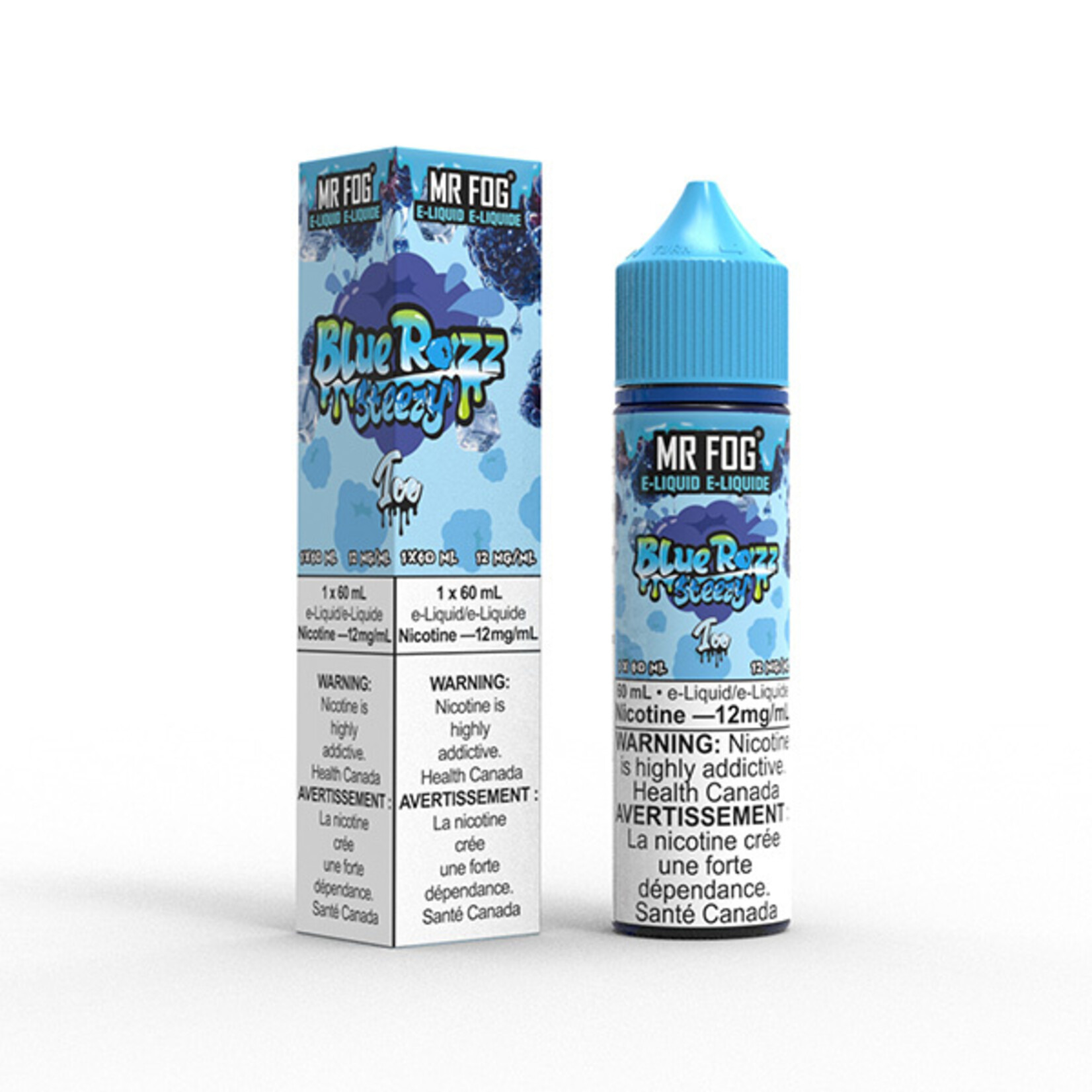 MR FOG MFEBR01 - MR FOG Blue Razz Steezy E-Liquid Ice 60ML Freebase