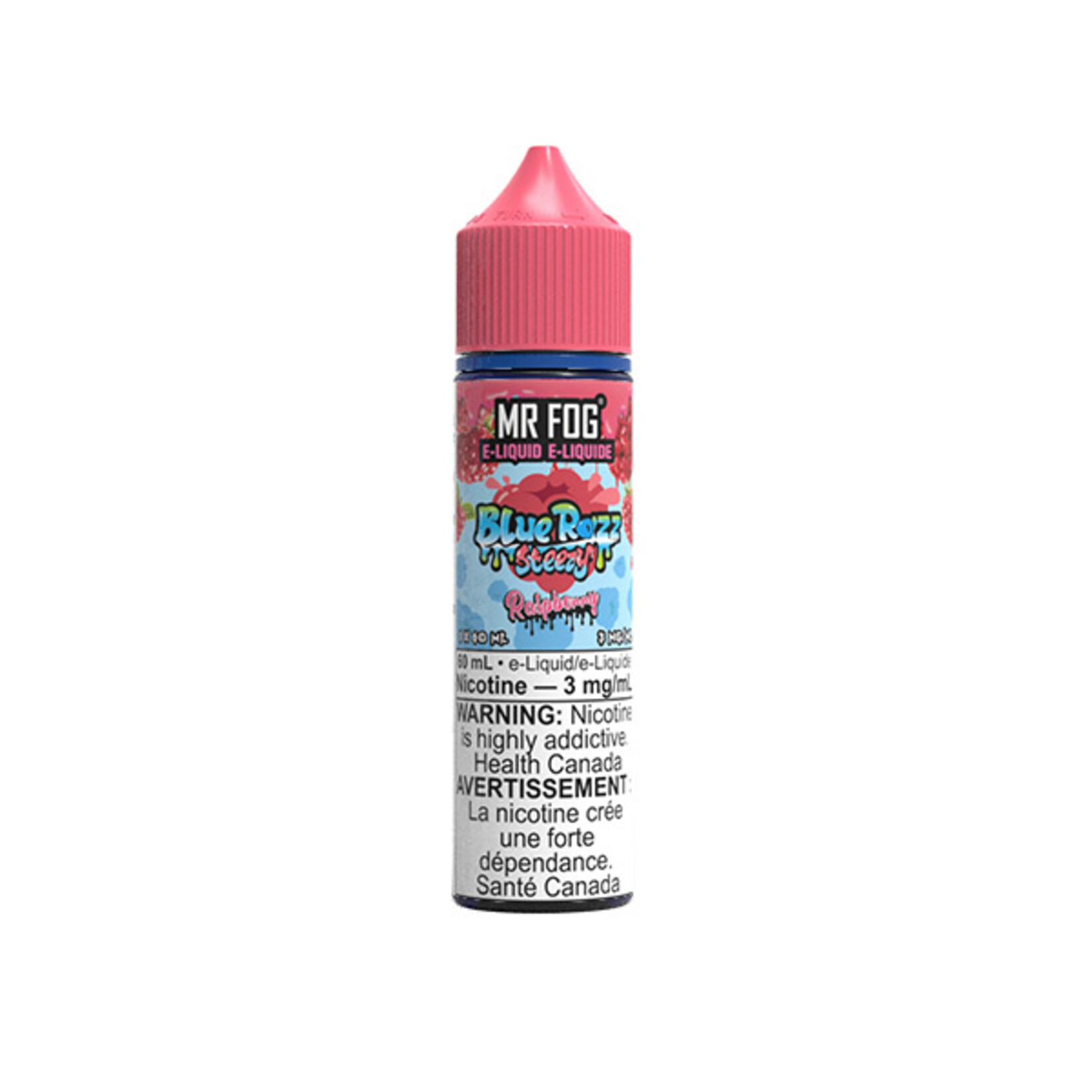 MR FOG MFEBR06 - MR FOG Blue Razz Steezy E-Liquid Raspberry 60ML Freebase