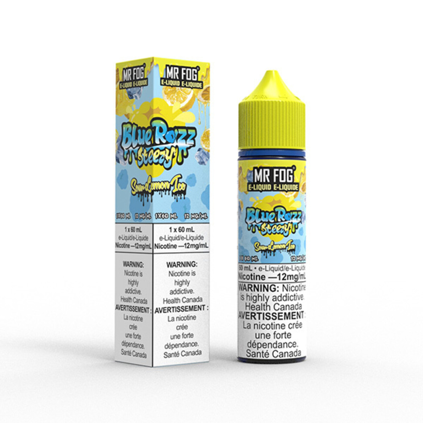 MR FOG MFEBR07 - MR FOG Blue Razz Steezy E-Liquid Sour Lemon Ice 60ML Freebase