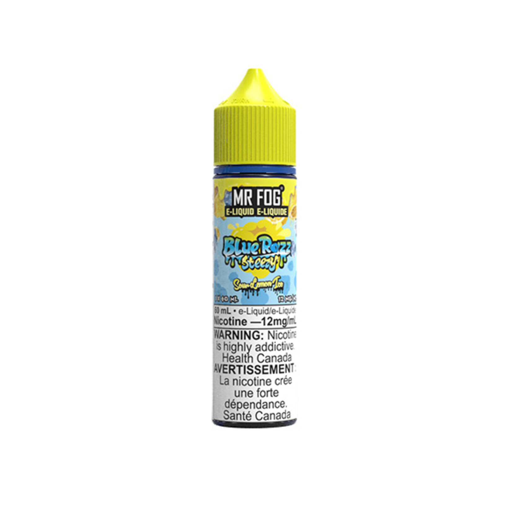 MR FOG MFEBR07 - MR FOG Blue Razz Steezy E-Liquid Sour Lemon Ice 60ML Freebase