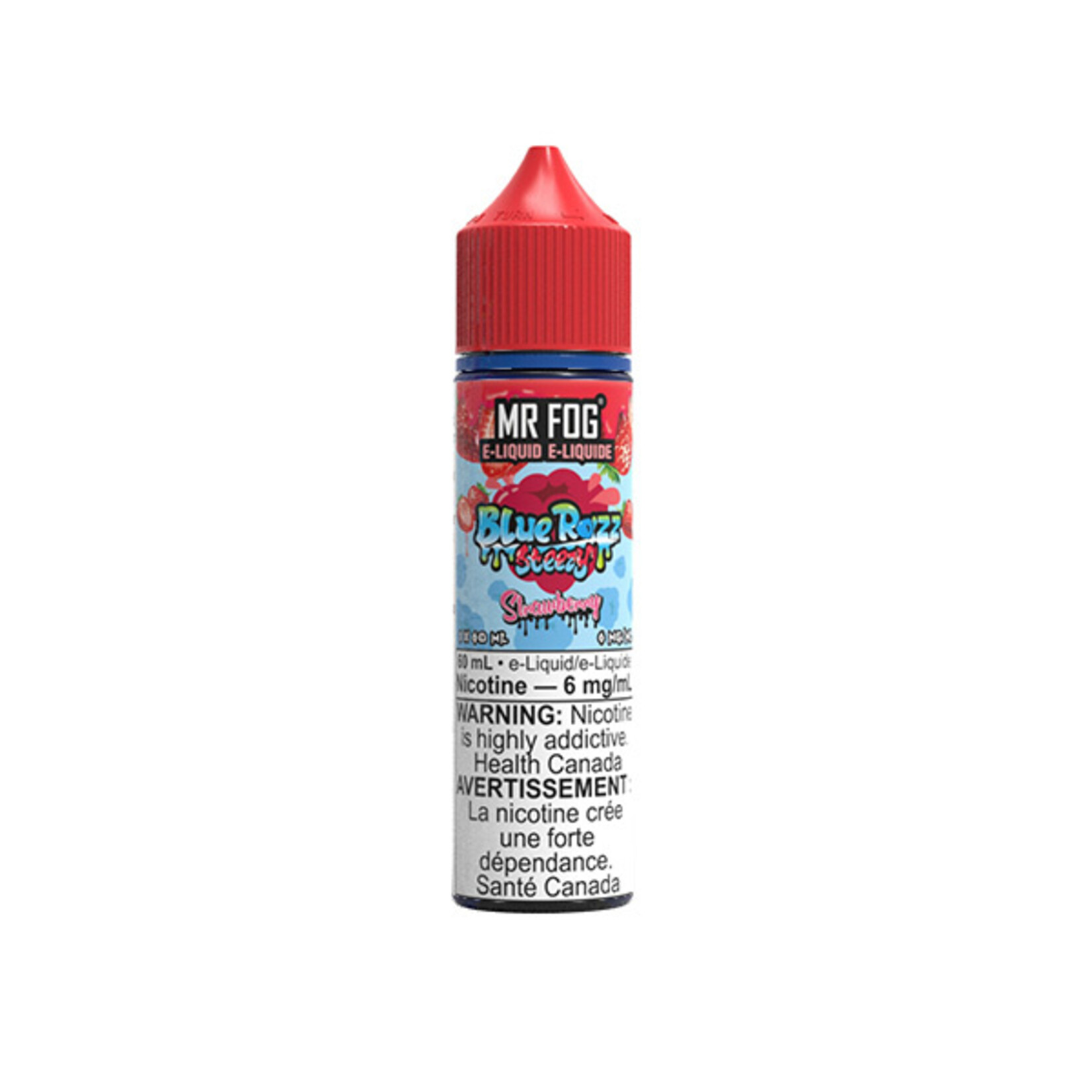 MR FOG MFEBR02 - MR FOG Blue Razz Steezy E-Liquid Strawberry 60ML Freebase