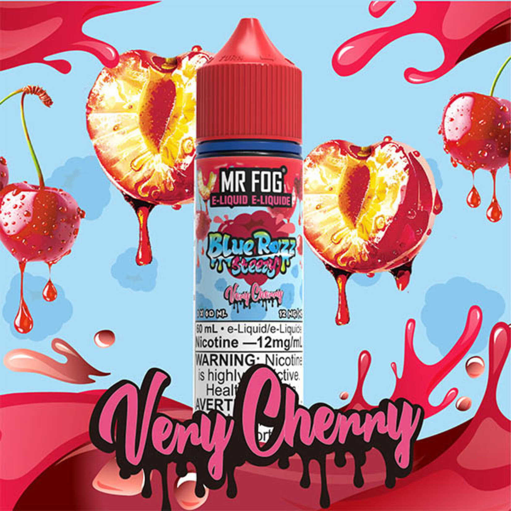 MR FOG [Blue Razz Steezy] MR FOG VERY CHERRY E-LIQUID 60ML