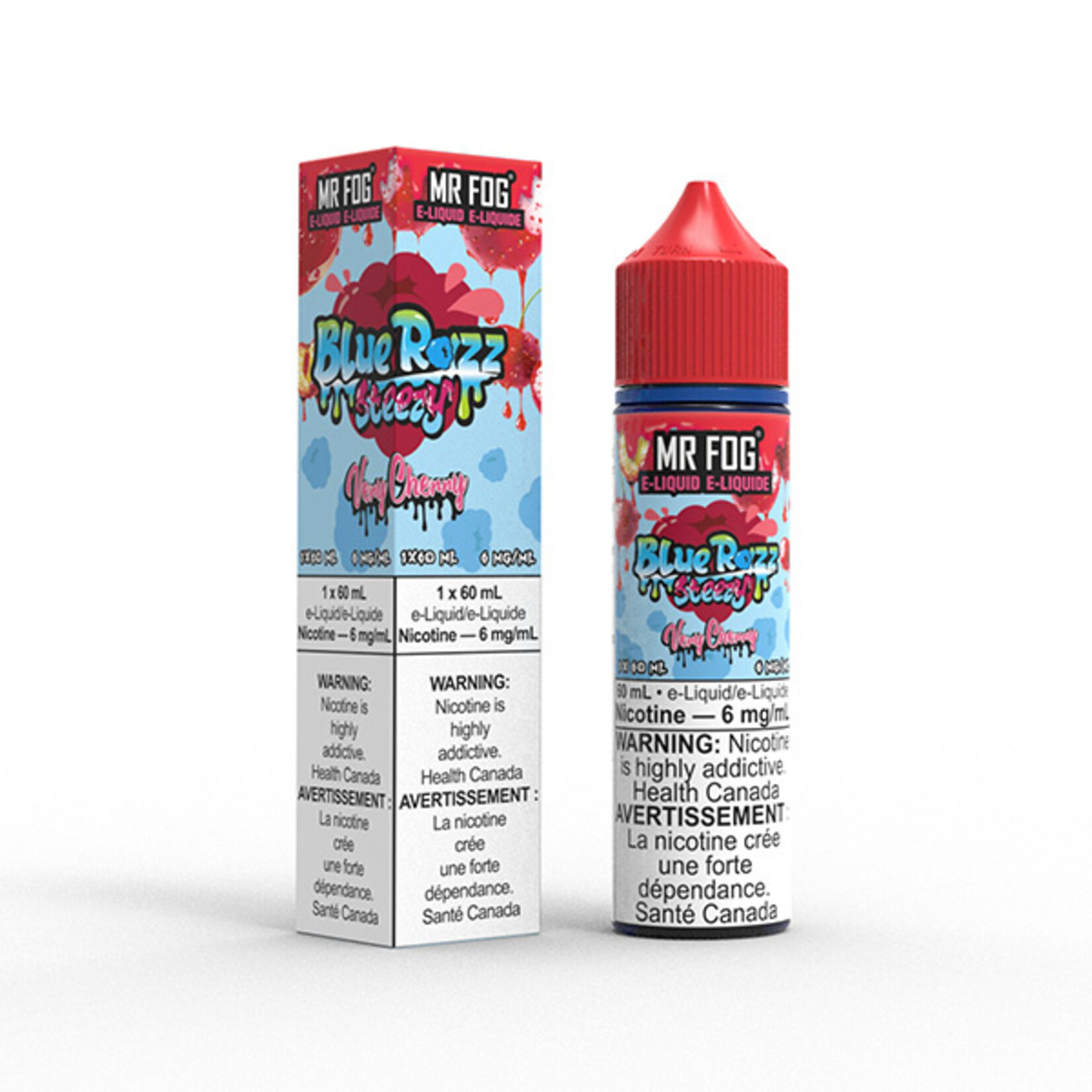 MR FOG MFEBR04 - MR FOG Blue Razz Steezy E-Liquid Very Cherry 60ML Freebase