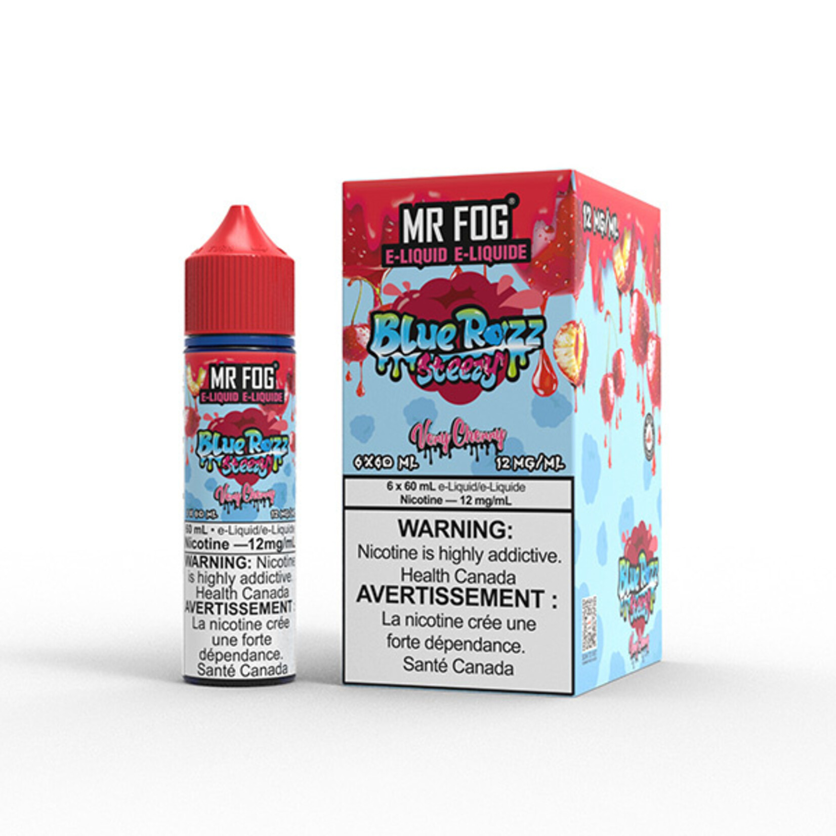 MR FOG MFEBR04 - MR FOG Blue Razz Steezy E-Liquid Very Cherry 60ML Freebase