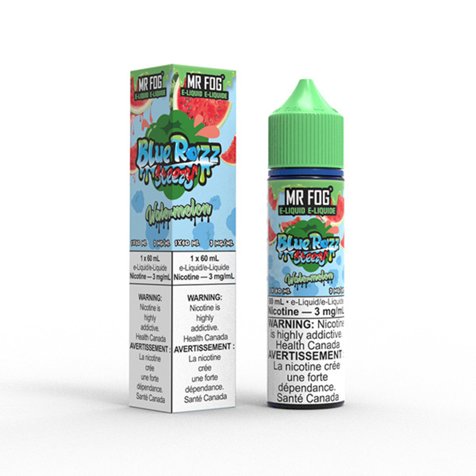 MR FOG MFEBR03 - MR FOG Blue Razz Steezy E-Liquid Watermelon 60ML Freebase