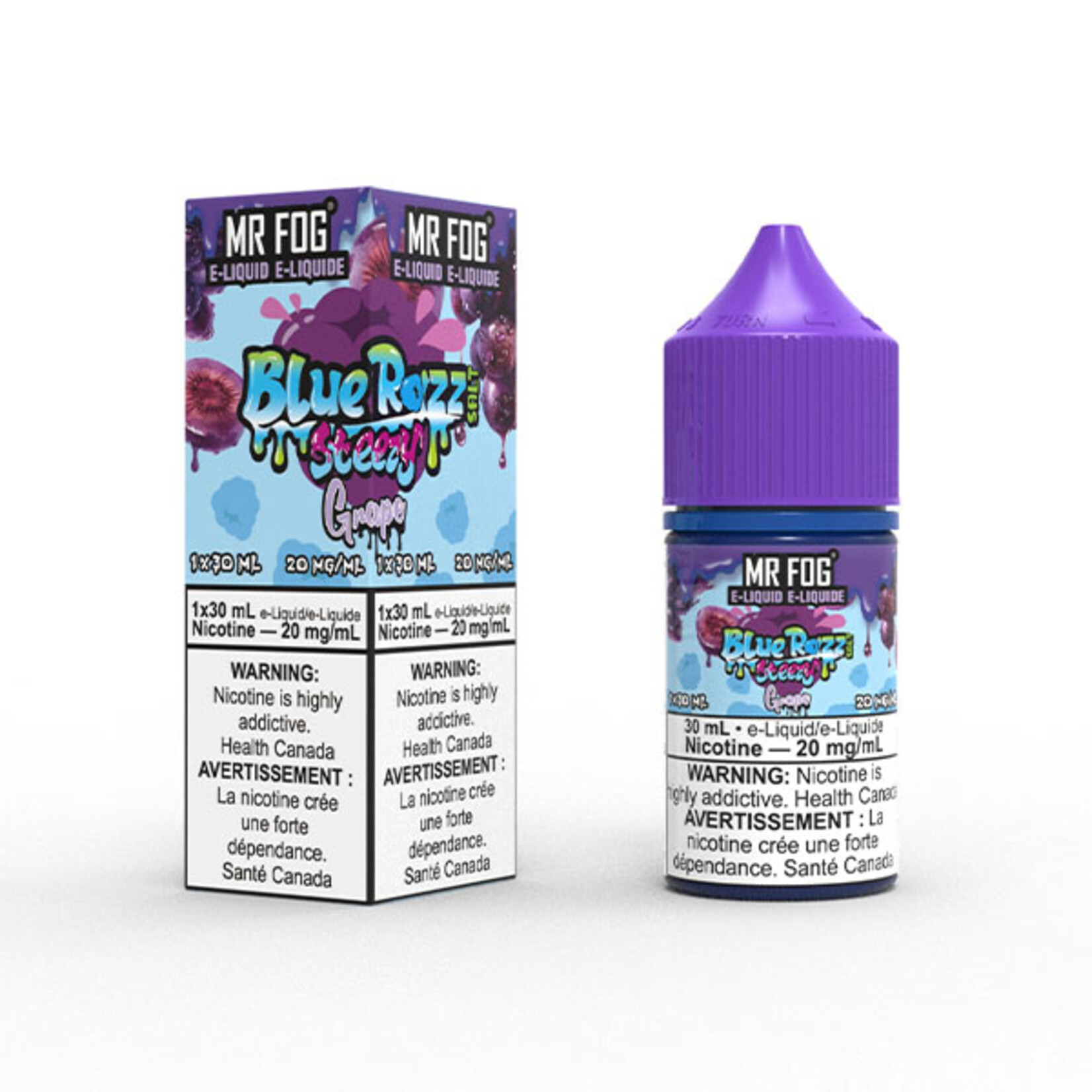 MR FOG MFEBR05 - MR FOG Blue Razz Steezy E-Liquid Grape 30ML Salt