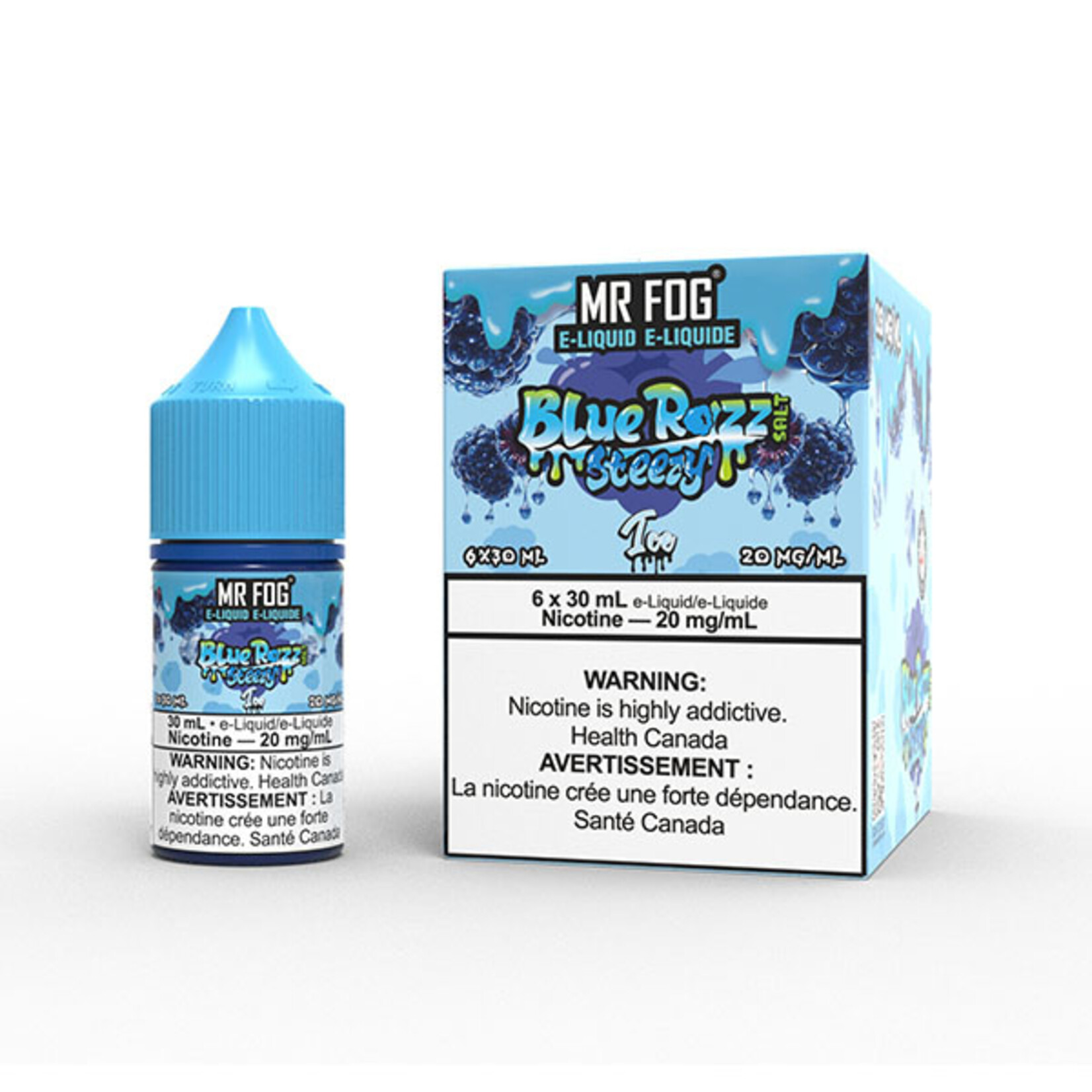 MR FOG MFEBR01 - MR FOG Blue Razz Steezy E-Liquid Ice 30ML Salt