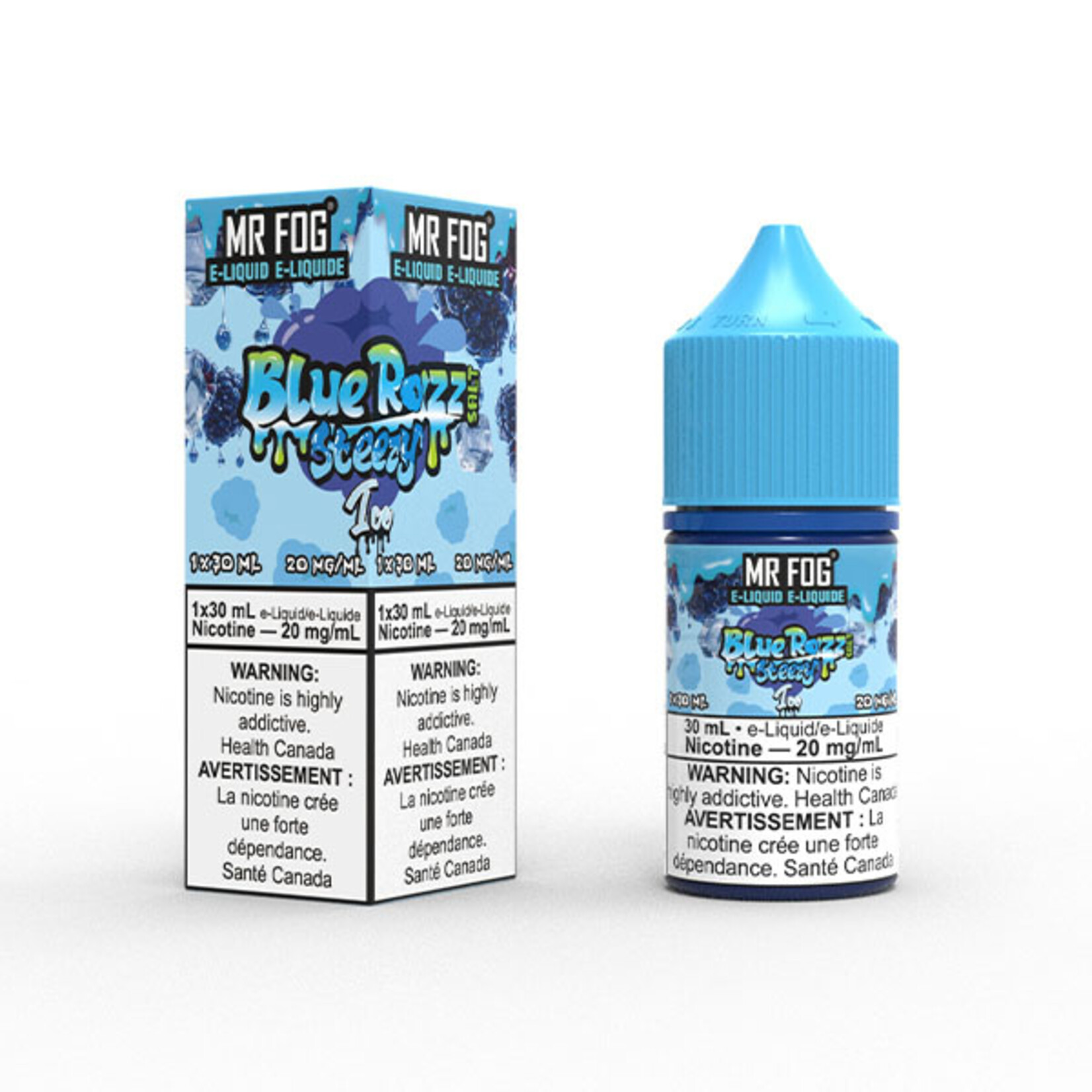 MR FOG MFEBR01 - MR FOG Blue Razz Steezy E-Liquid Ice 30ML Salt