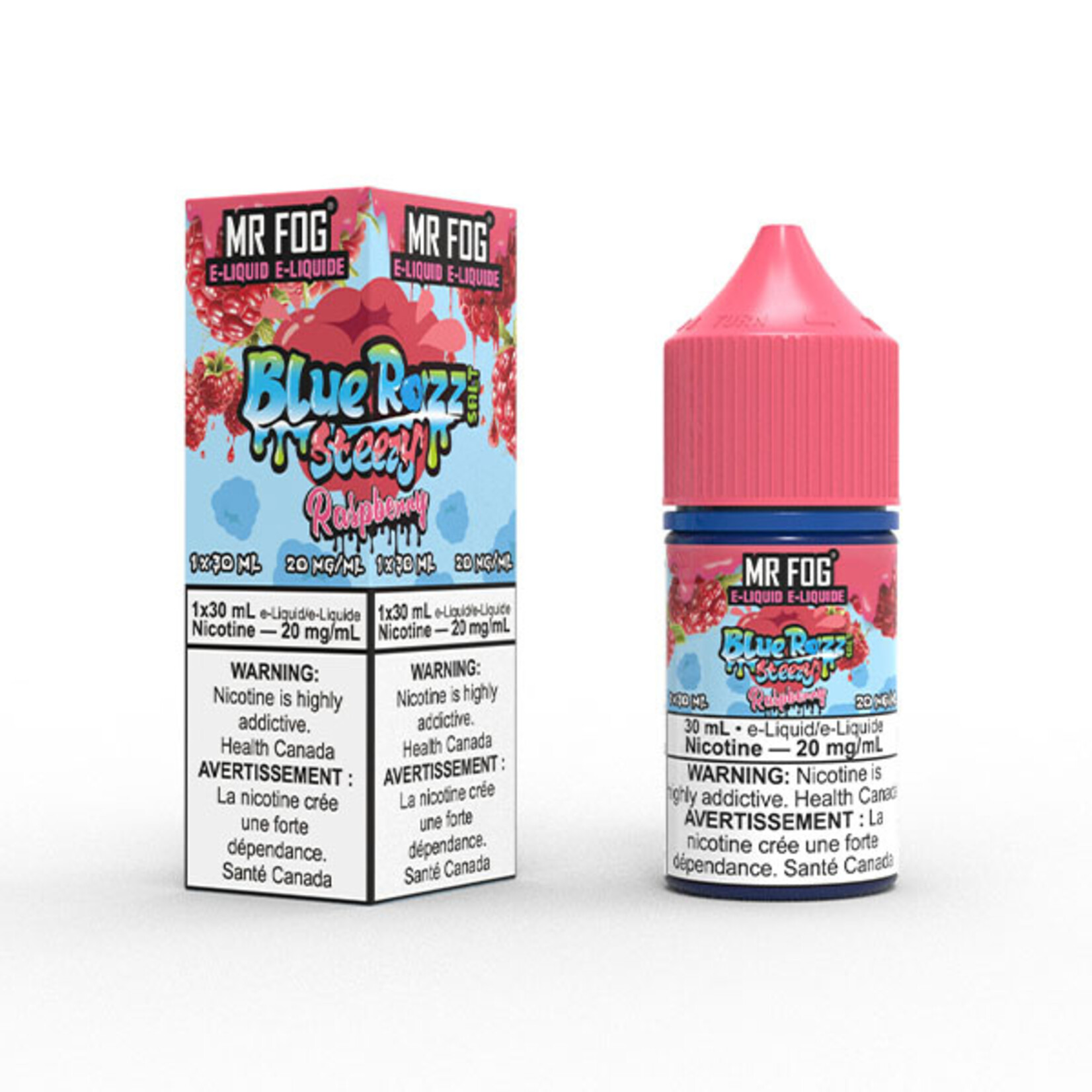 MR FOG MFEBR06 - MR FOG Blue Razz Steezy E-Liquid Raspberry 30ML Salt
