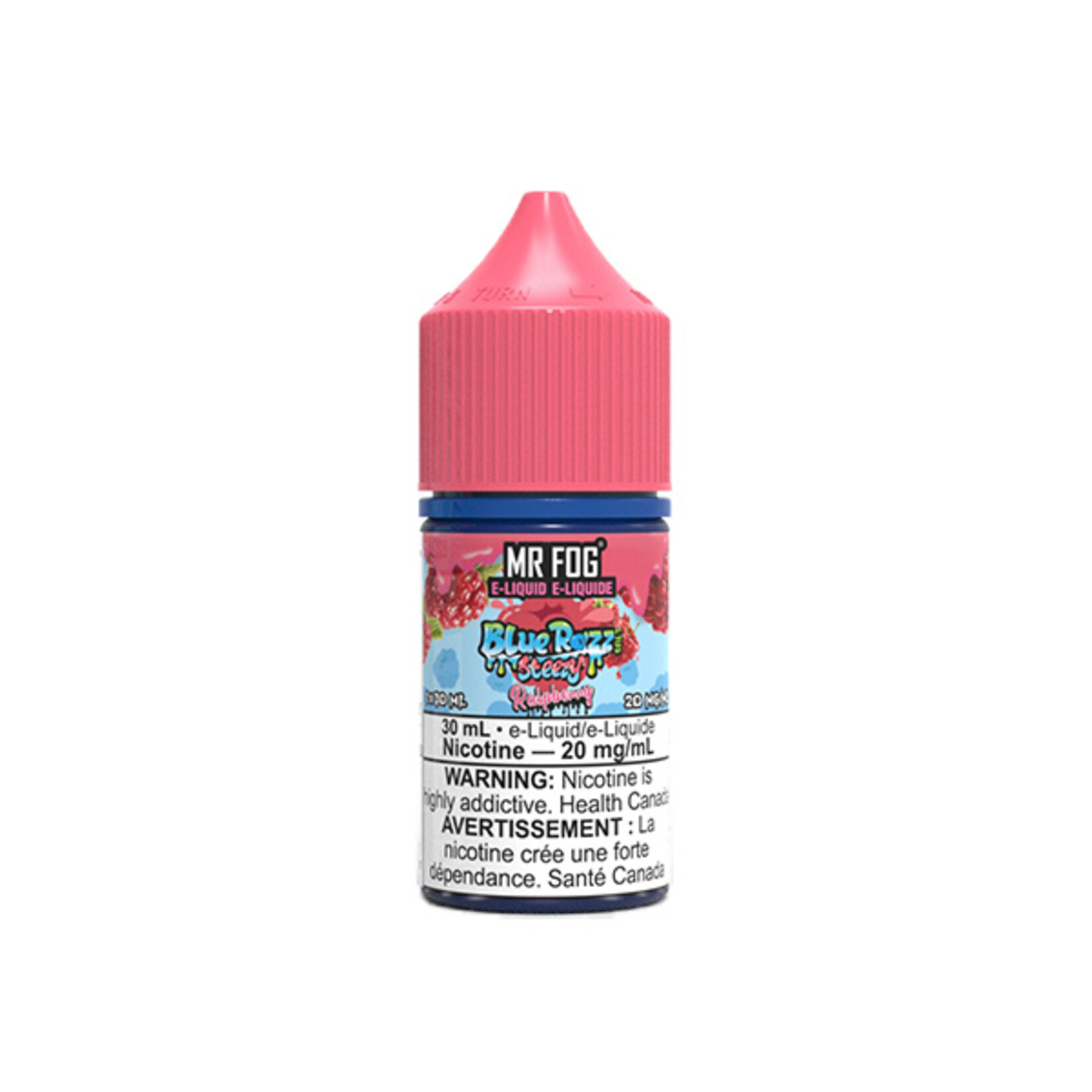 MR FOG MFEBR06 - MR FOG Blue Razz Steezy E-Liquid Raspberry 30ML Salt