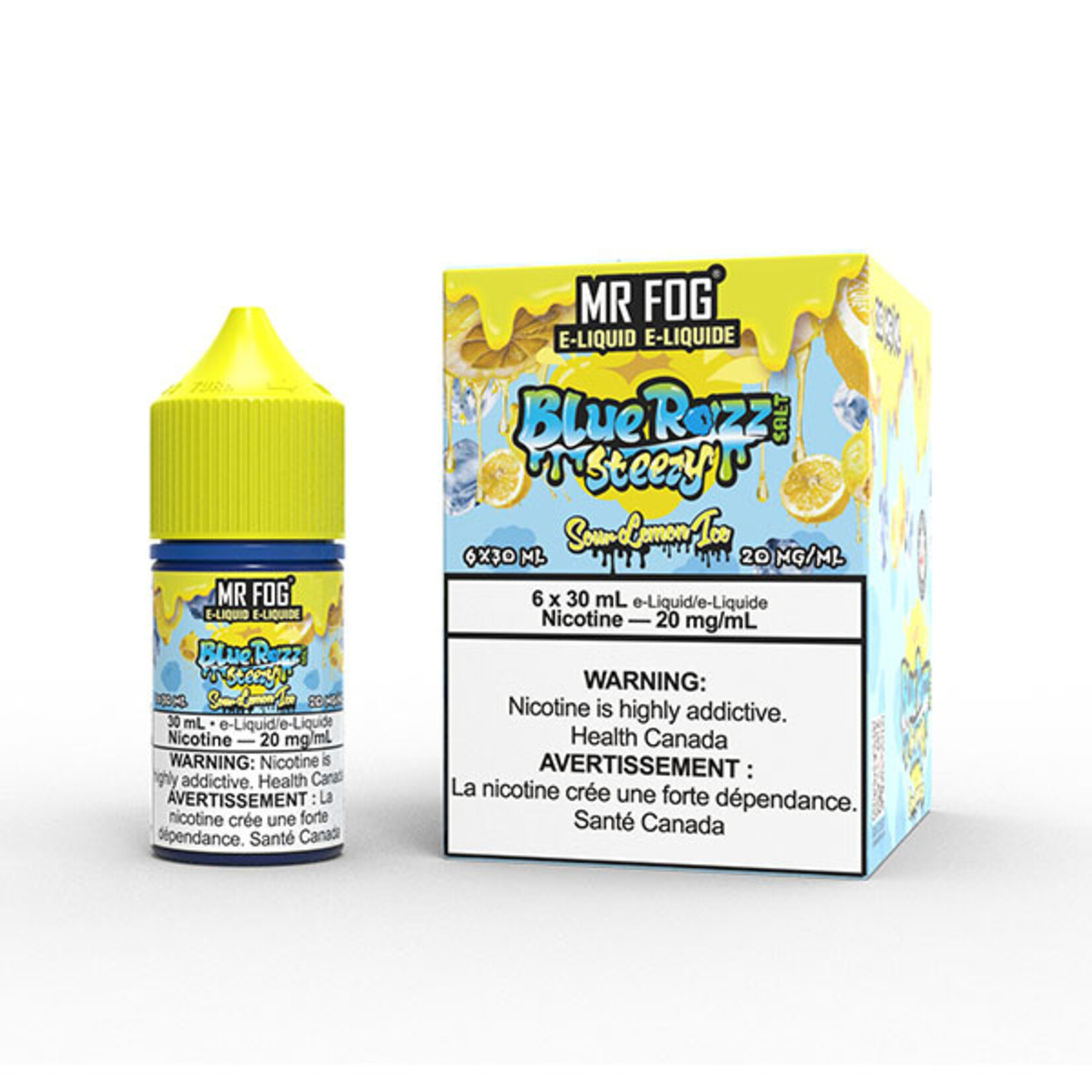 MR FOG [Blue Razz Steezy] MR FOG SOUR LEMON ICE E-LIQUID 30ML