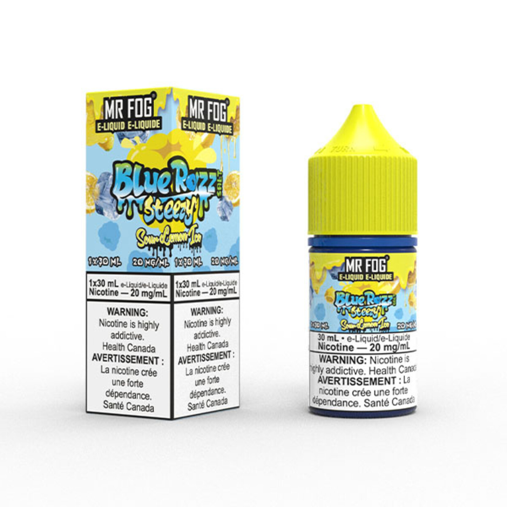 MR FOG MFEBR07 - MR FOG Blue Razz Steezy E-Liquid Sour Lemon Ice 30ML Salt