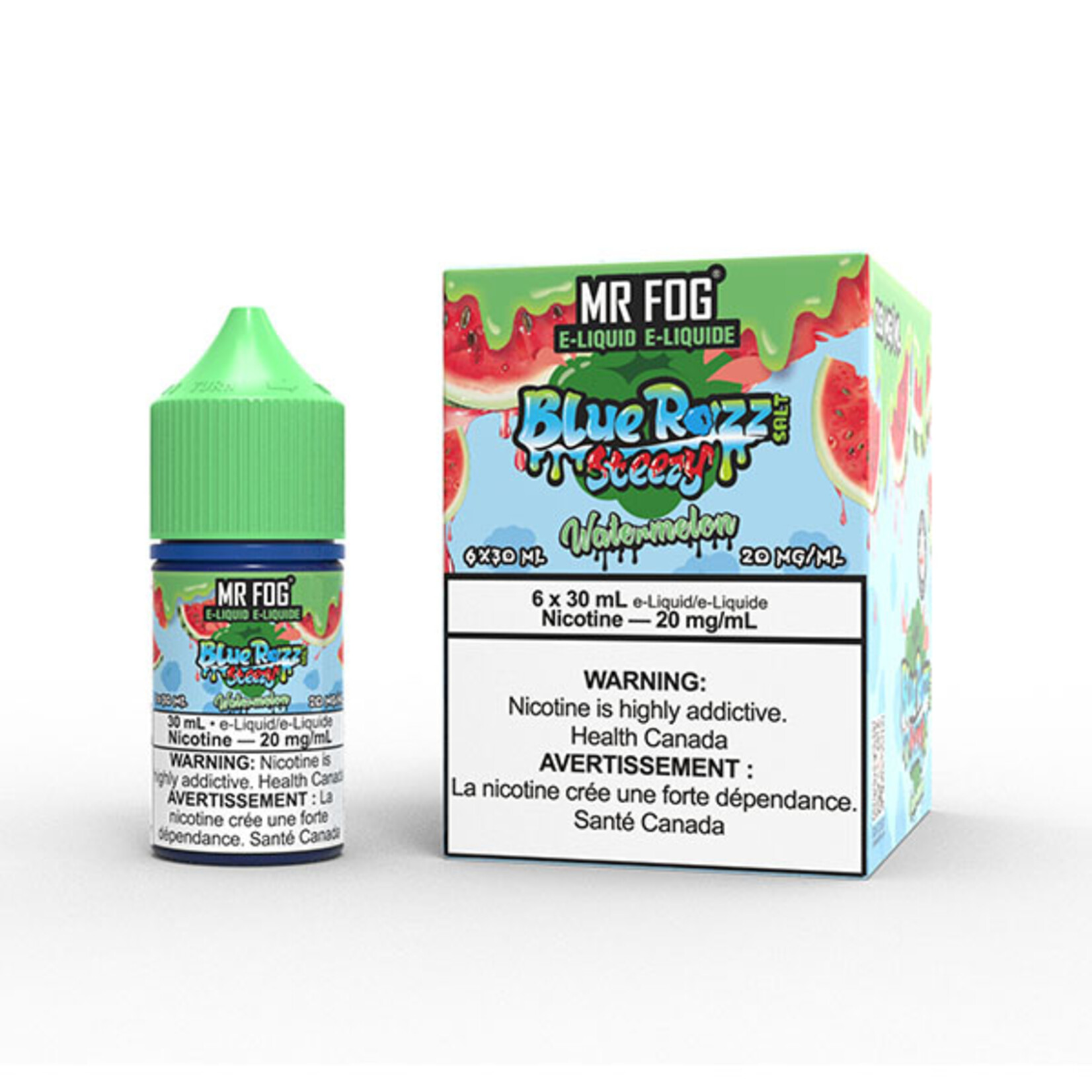 MR FOG MFEBR03 - MR FOG Blue Razz Steezy E-Liquid Watermelon 30ML Salt
