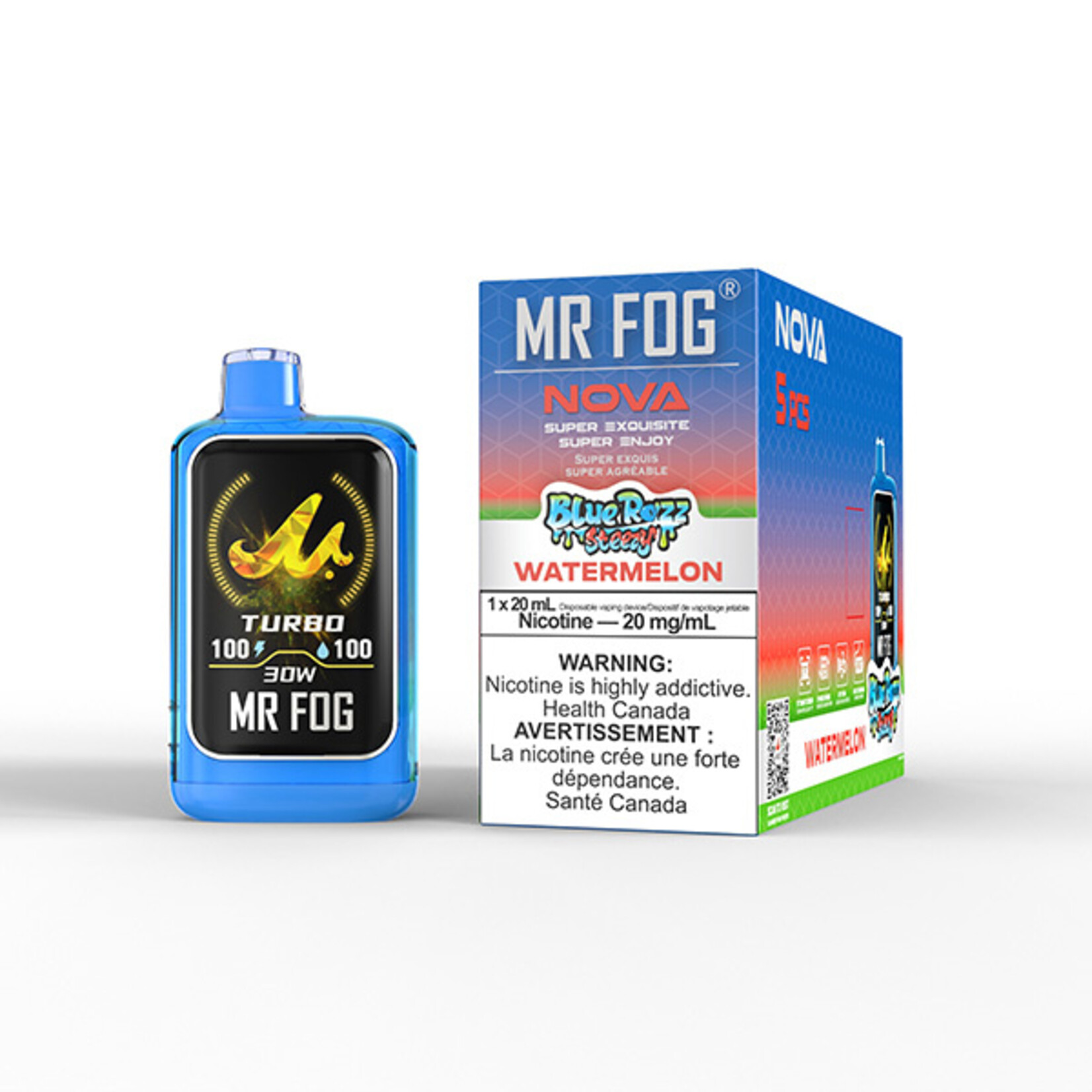 MR FOG NV15 - MR FOG NOVA BLUE RAZZ STEEZY WATERMELON