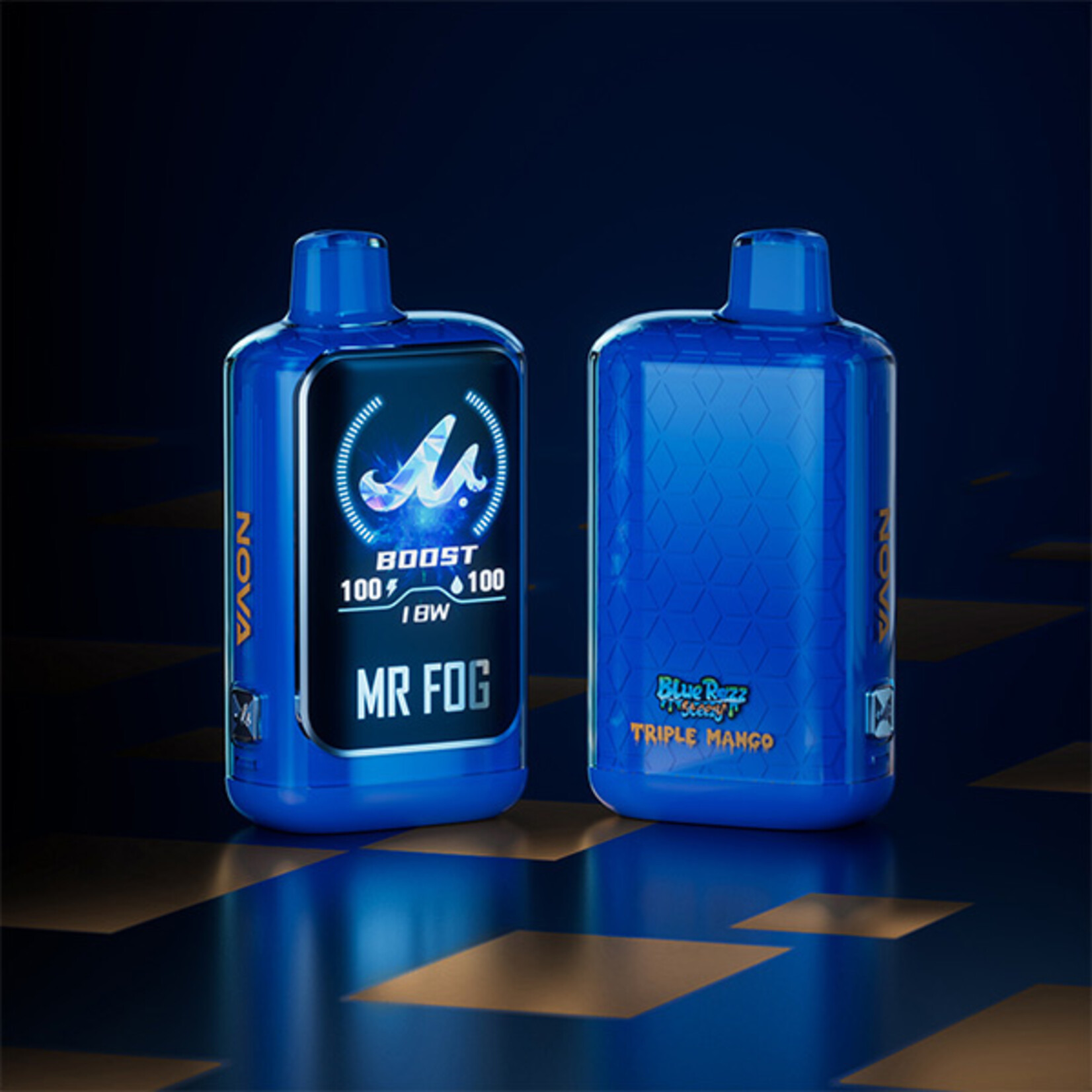 MR FOG NV19 - MR FOG NOVA BLUE RAZZ STEEZY TRIPLE MANGO