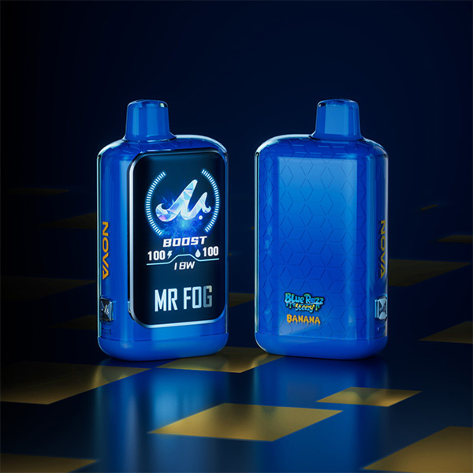 MR FOG NV21 - MR FOG NOVA BLUE RAZZ STEEZY BANANA
