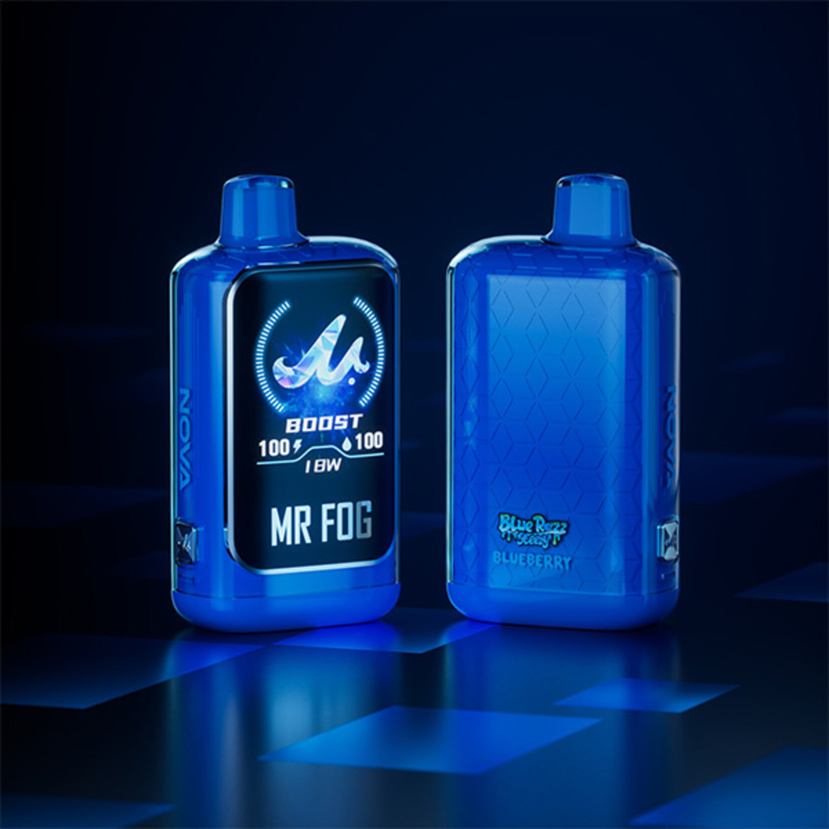 MR FOG NV25 - MR FOG NOVA BLUE RAZZ STEEZY BLUEBERRY